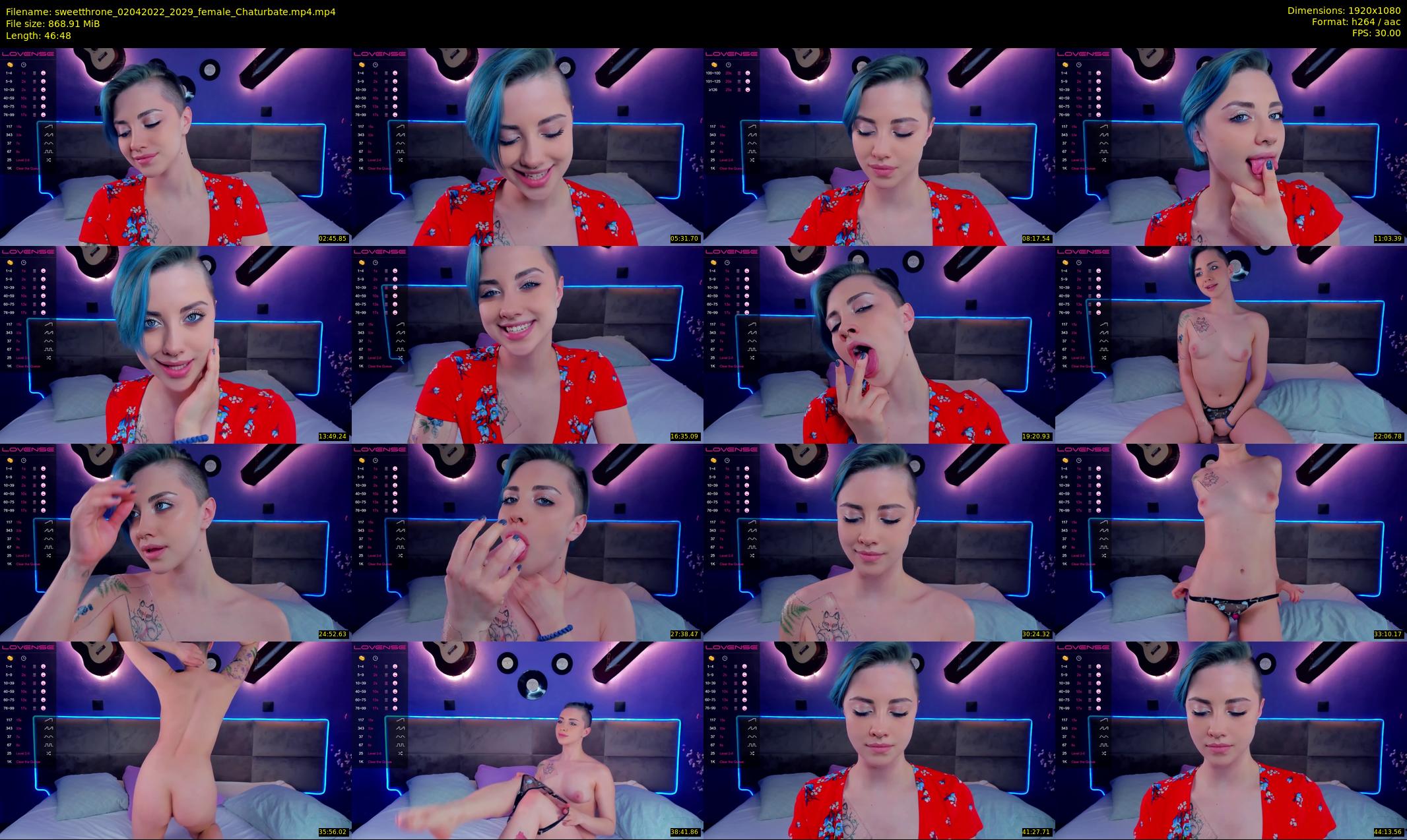 sweetthrone — 47 minute Chaturbate couple cam show recording, 1080p, Apr 2, 2022