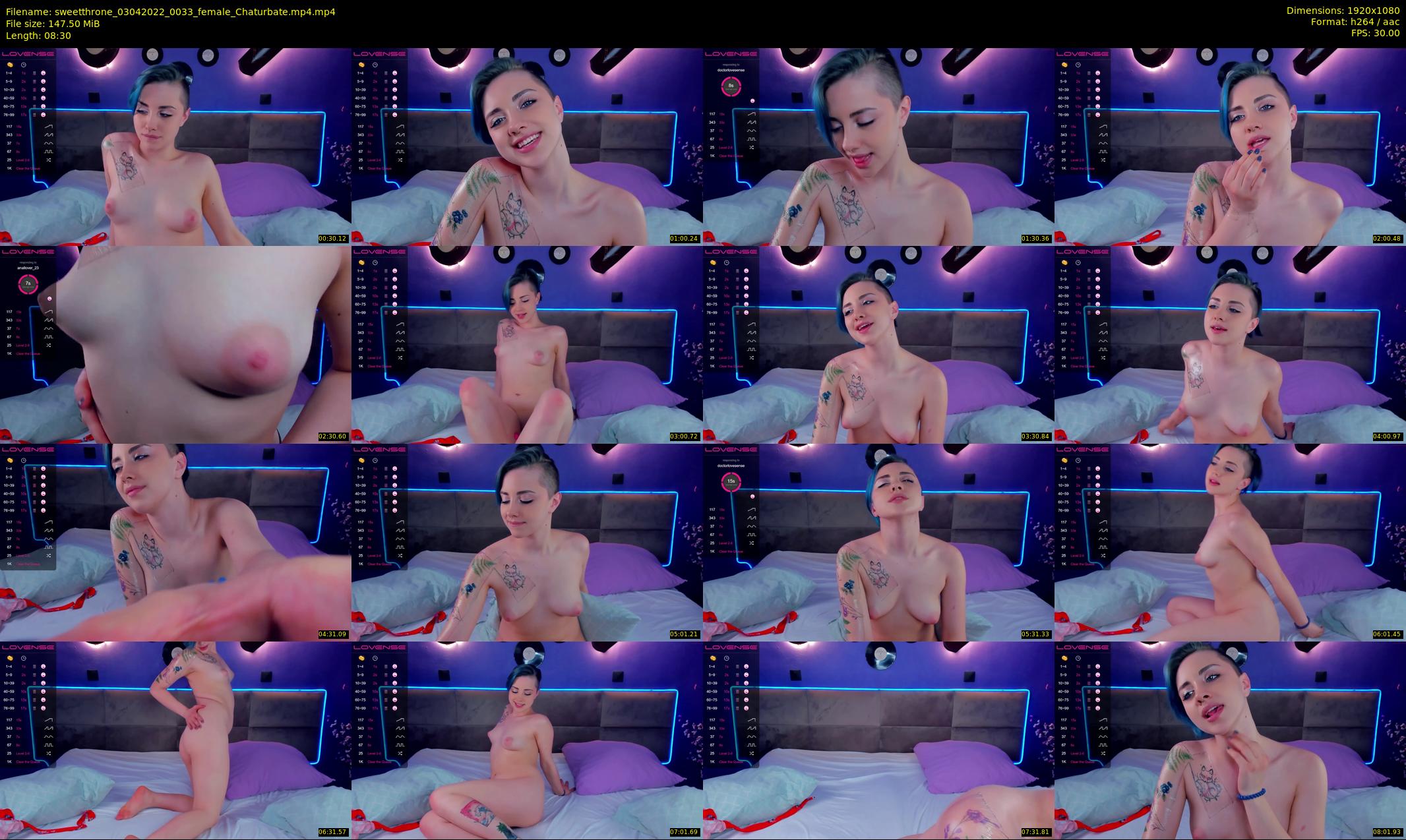 sweetthrone — 9 minute Chaturbate couple cam show recording, 1080p, Apr 3, 2022