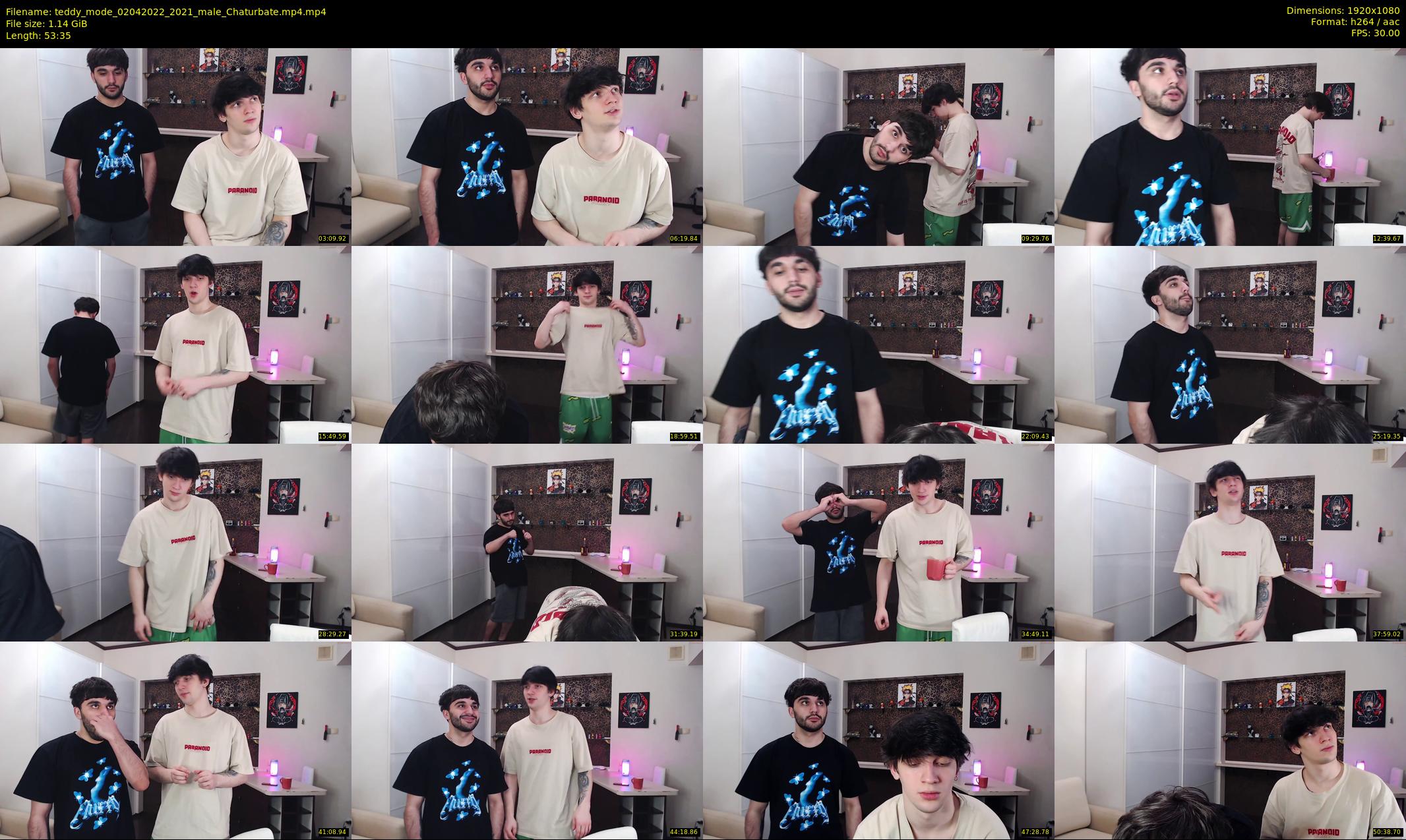 teddy_mode — 54 minute Chaturbate couple cam show recording, 1080p, Apr 2, 2022