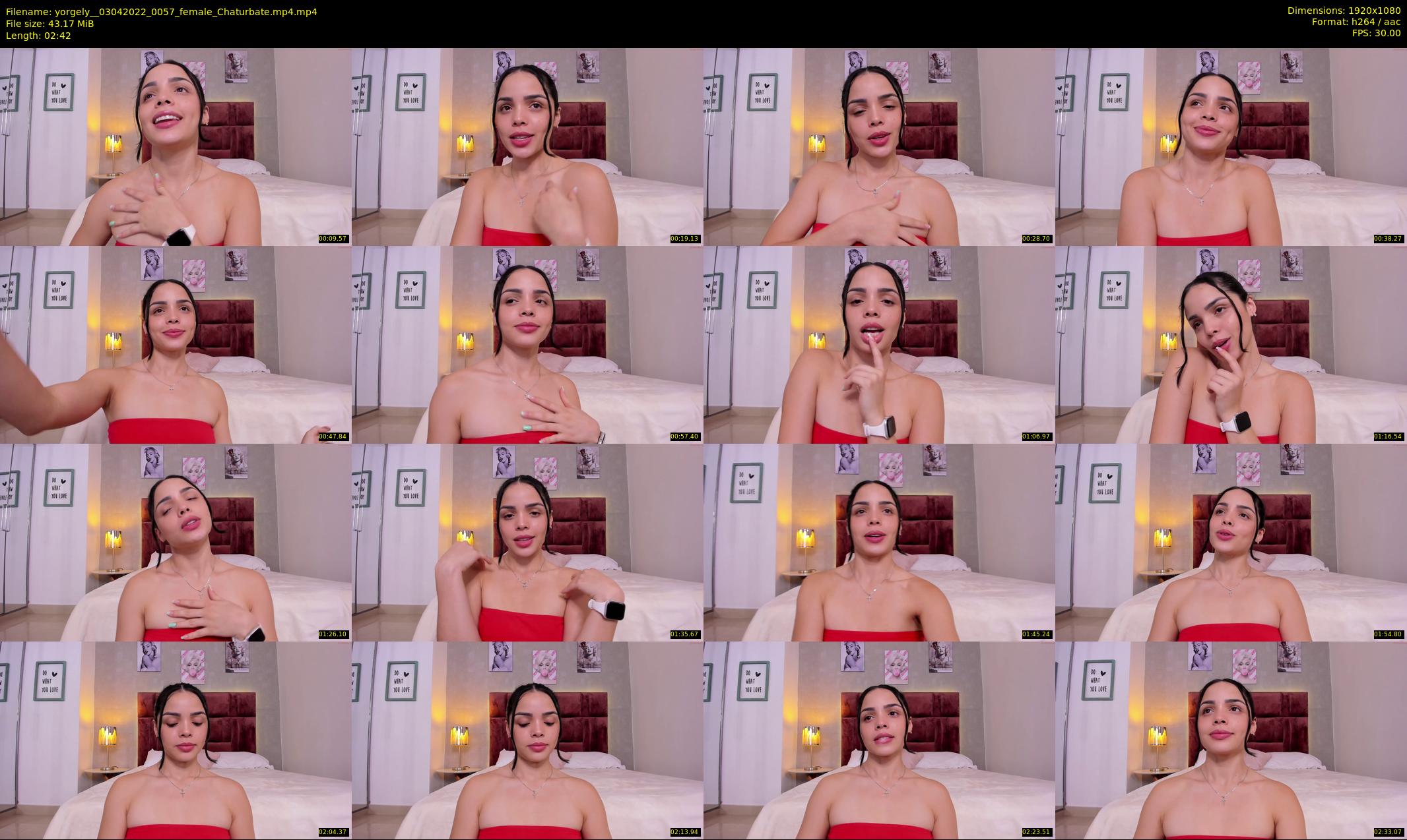 yorgely_ — 3 minute Chaturbate female cam show recording, 1080p, Apr 3, 2022