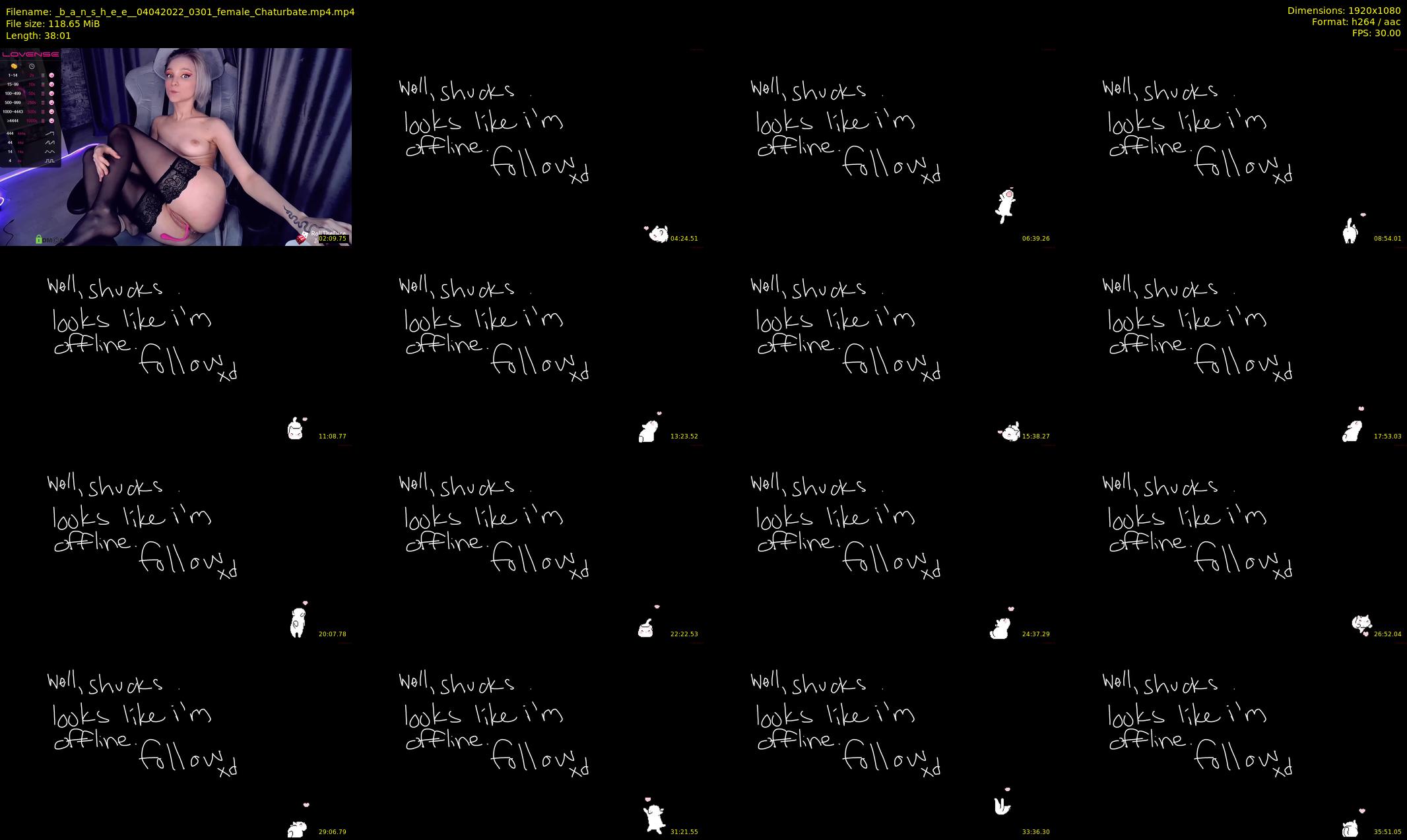 _b_a_n_s_h_e_e_ — 39 minute Chaturbate female cam show recording, 1080p, Apr 4, 2022