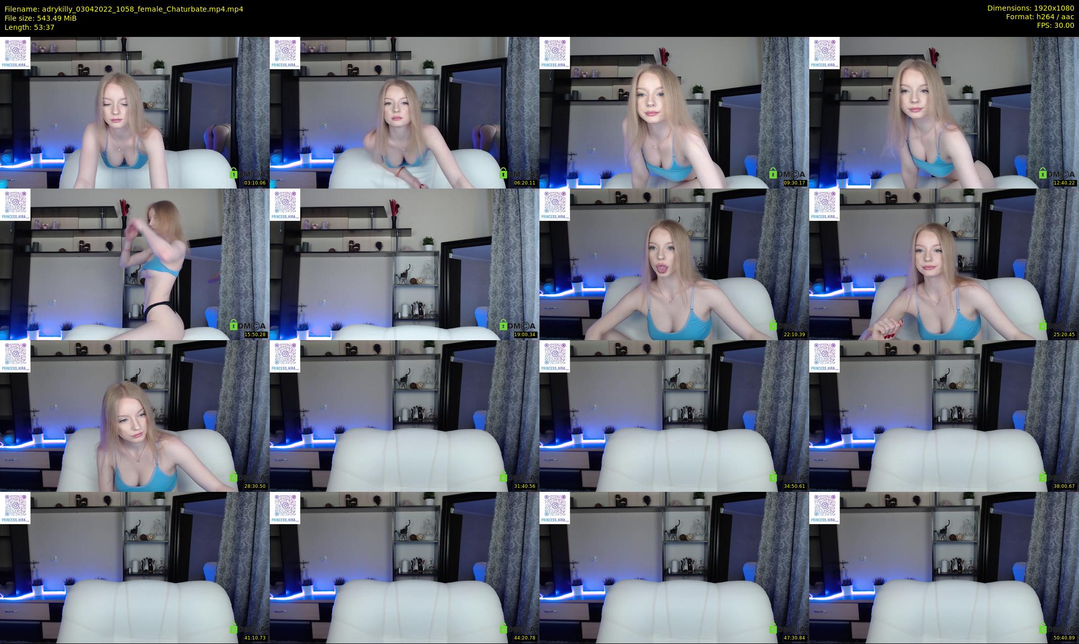 adrykilly — 54 minute Chaturbate female cam show recording, 1080p, Apr 3, 2022