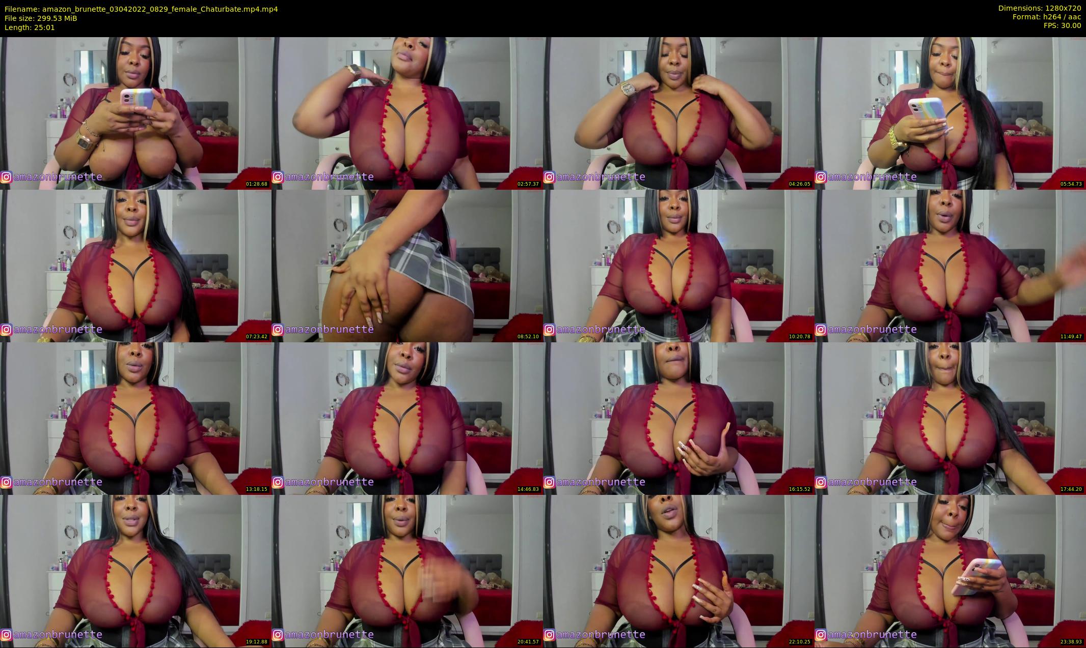 amazon_brunette — 26 minute Chaturbate female cam show recording, 720p, Apr 3, 2022