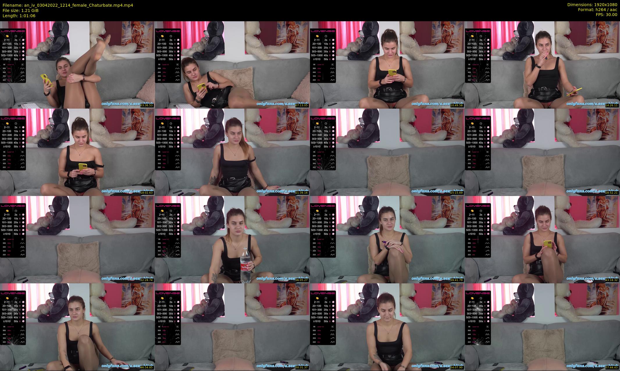 an_iv — 62 minute Chaturbate female cam show recording, 1080p, Apr 3, 2022