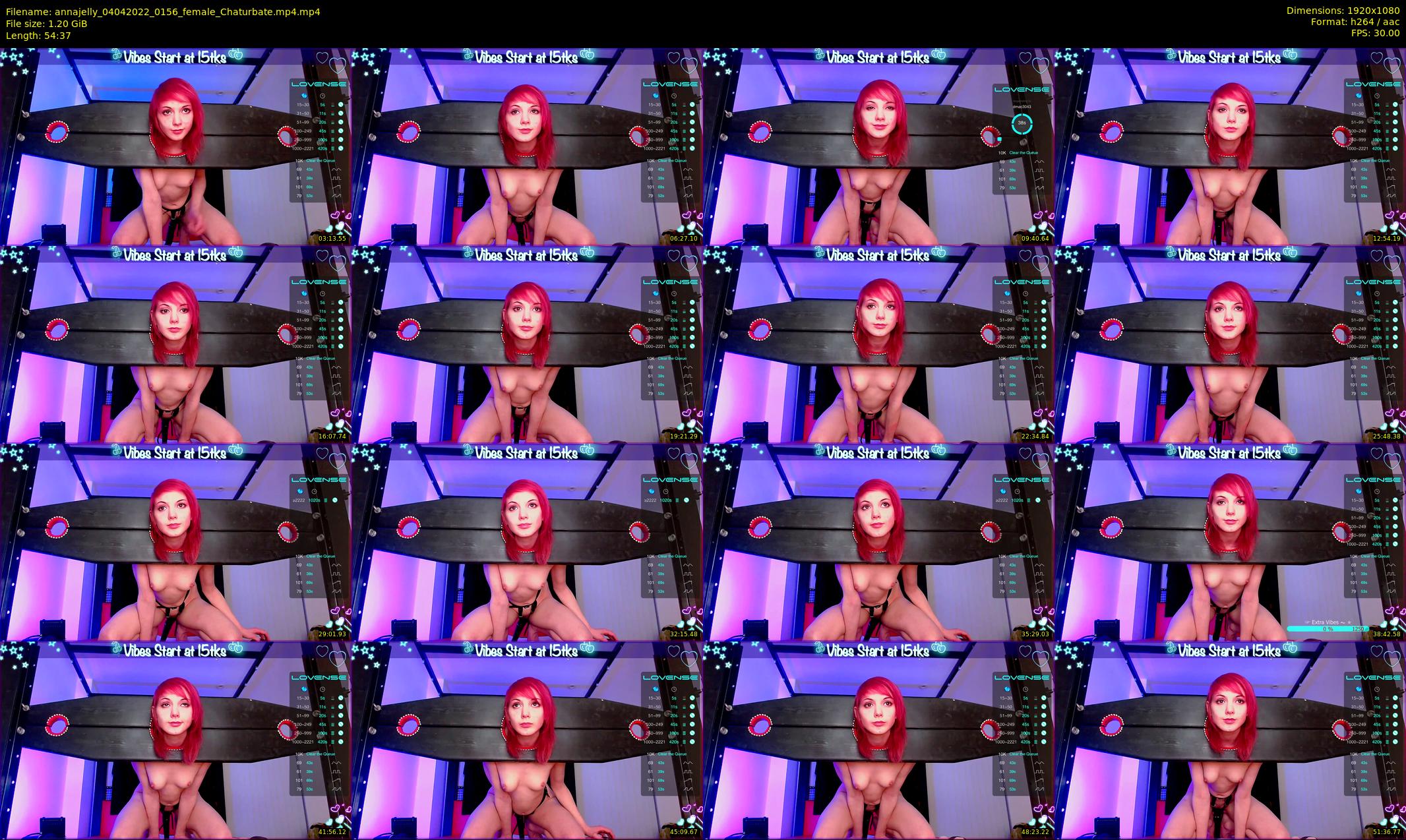annajelly — 55 minute Chaturbate couple cam show recording, 1080p, Apr 4, 2022