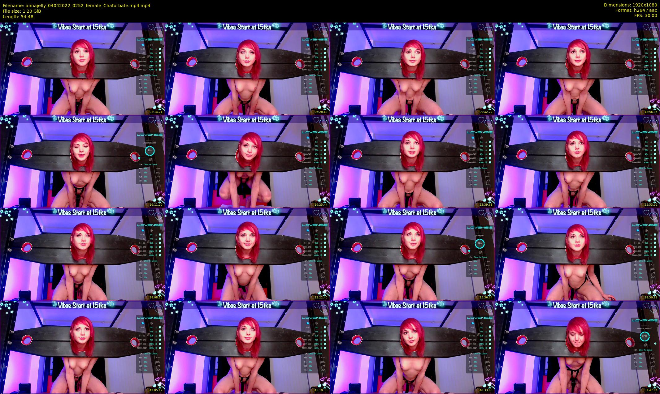 annajelly — 55 minute Chaturbate couple cam show recording, 1080p, Apr 4, 2022