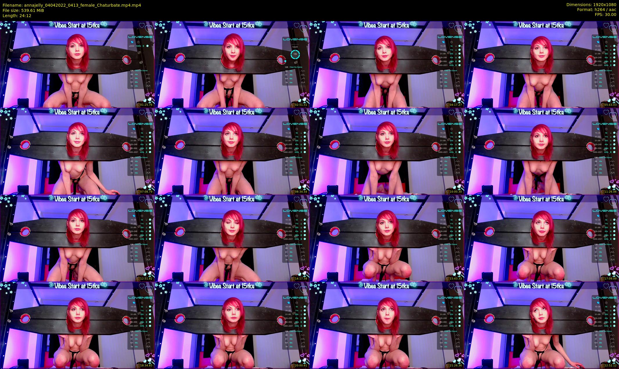 annajelly — 25 minute Chaturbate couple cam show recording, 1080p, Apr 4, 2022