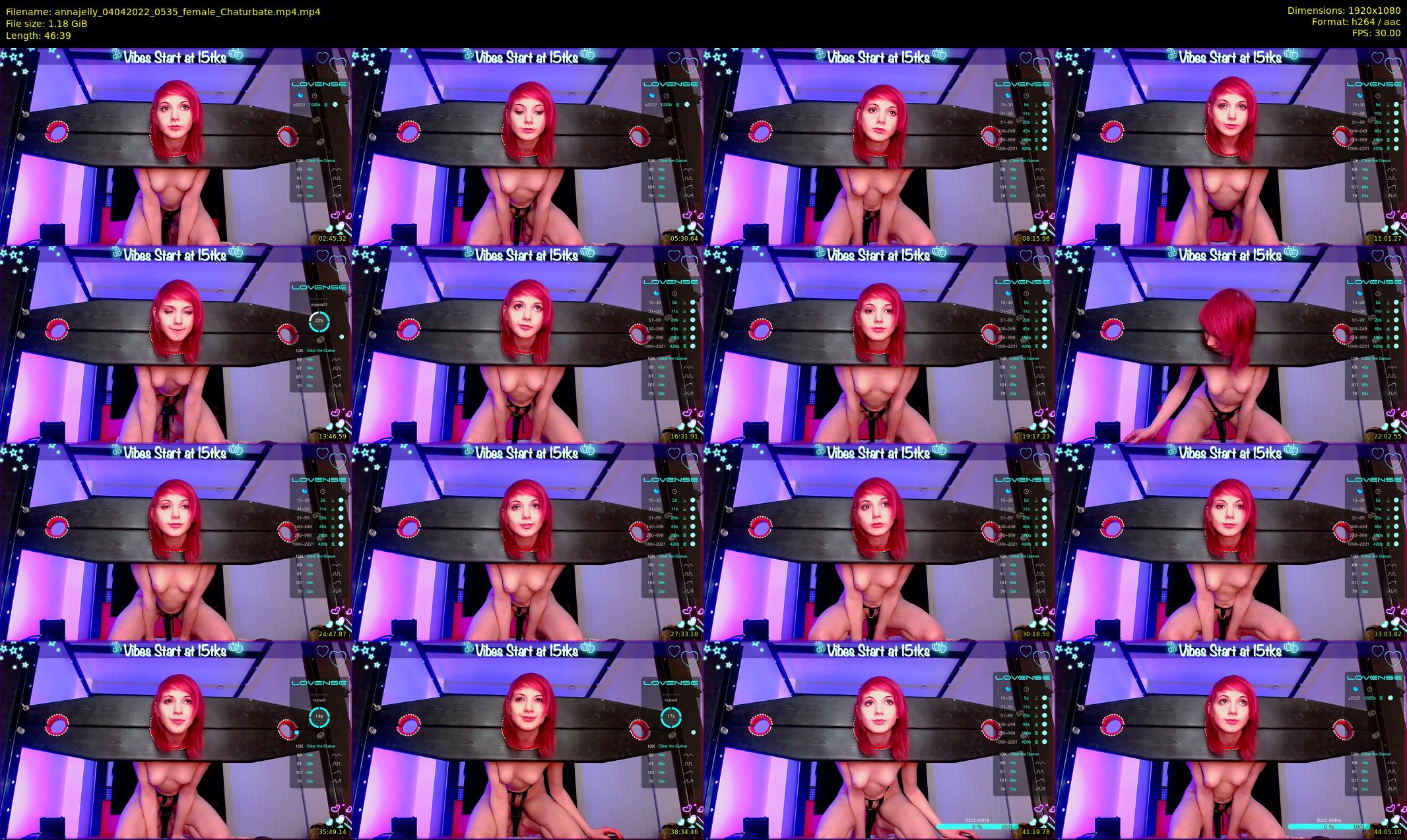 annajelly — 47 minute Chaturbate couple cam show recording, 1080p, Apr 4, 2022