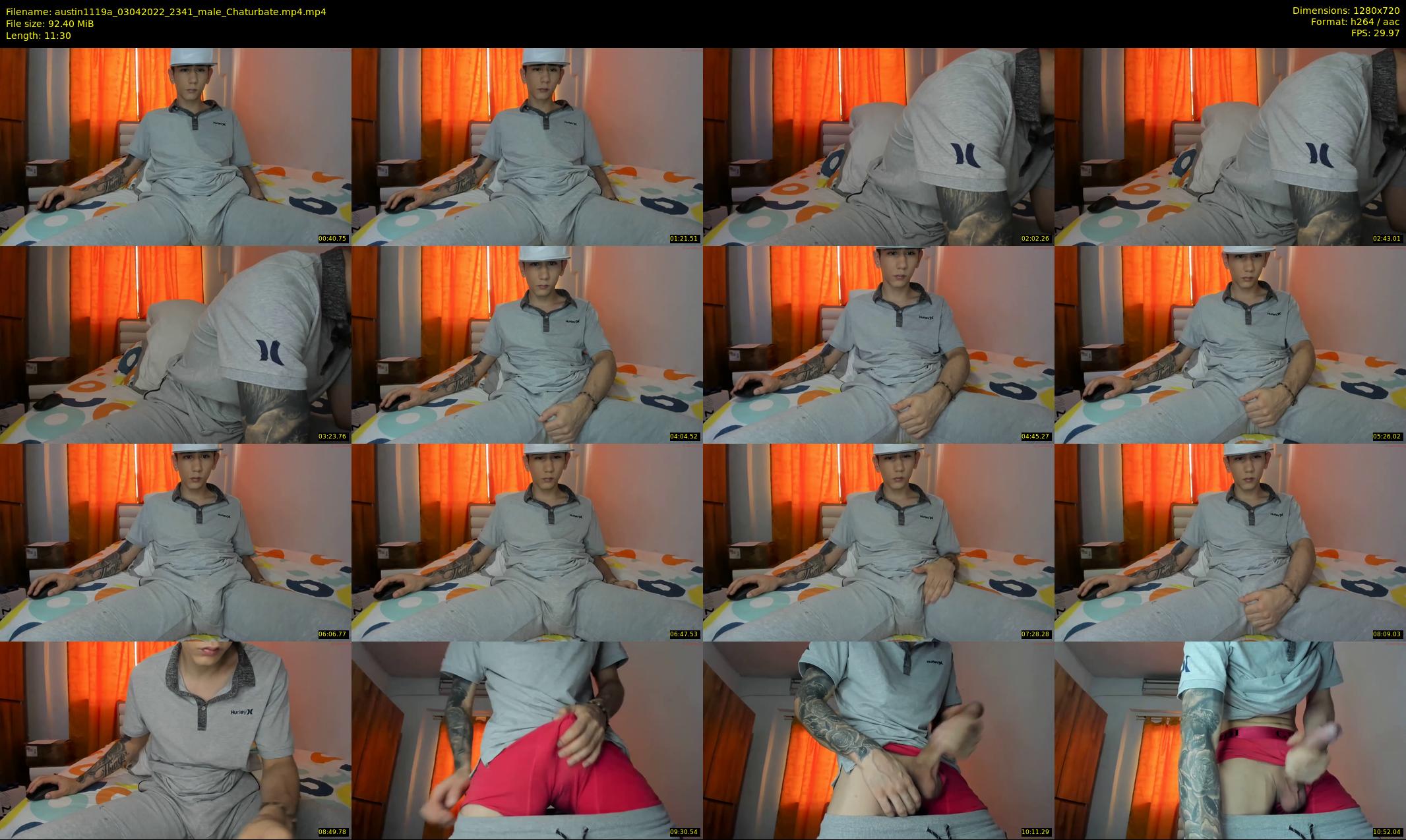 austin1119a — 12 minute Chaturbate male cam show recording, 720p, Apr 3, 2022