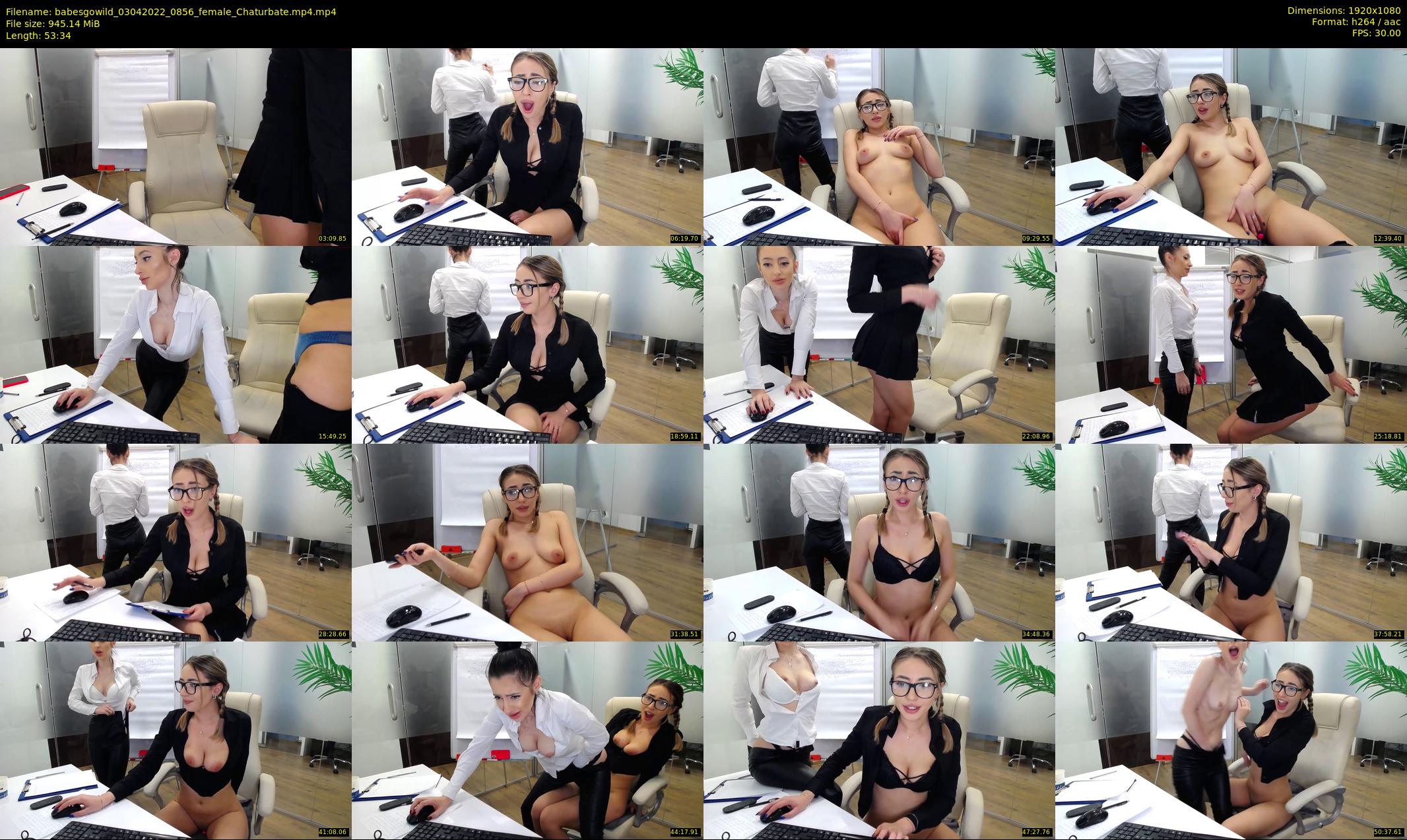 babesgowild — 54 minute Chaturbate couple cam show recording, 1080p, Apr 3, 2022