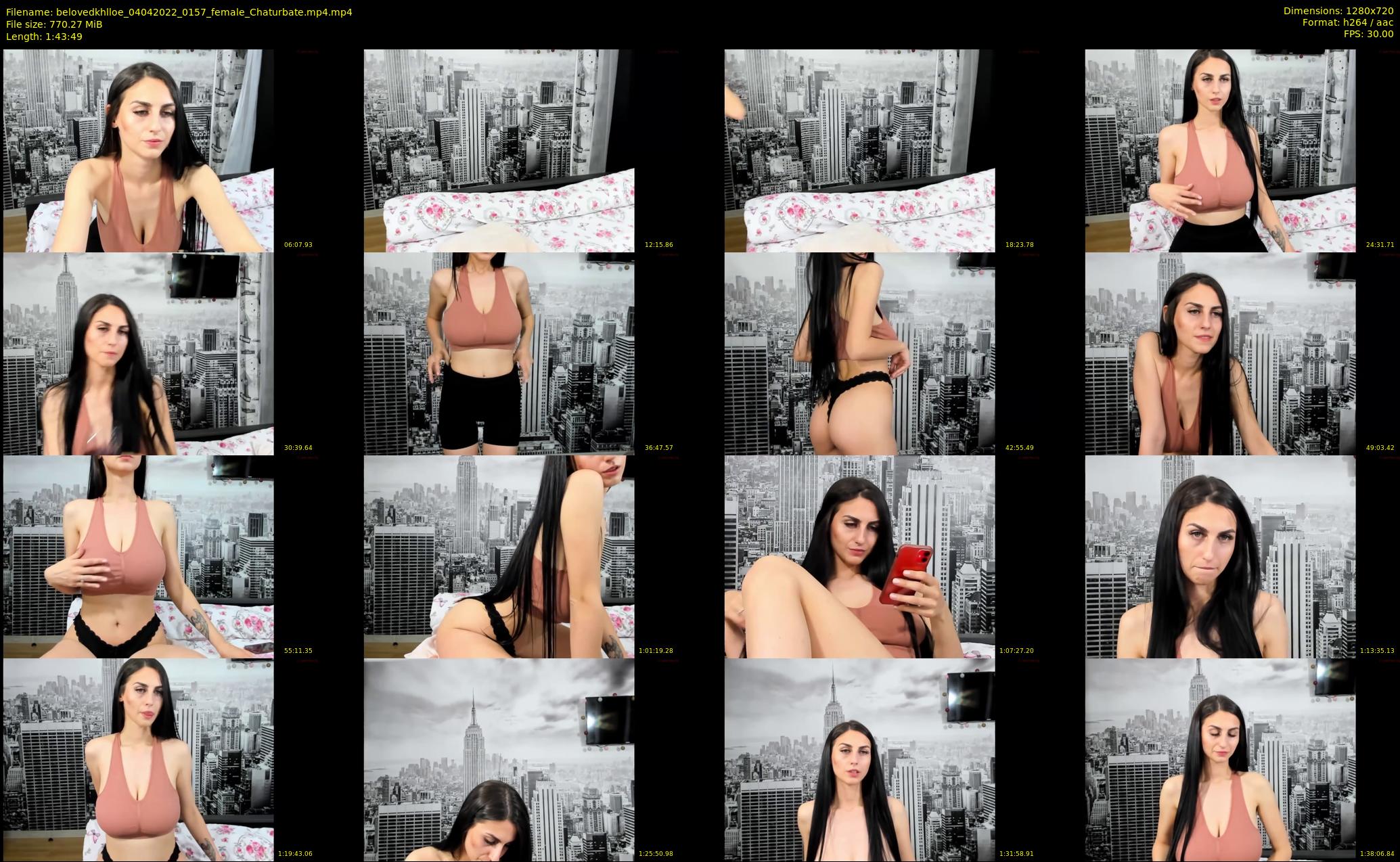 belovedkhlloe — 104 minute Chaturbate female cam show recording, 720p, Apr 4, 2022