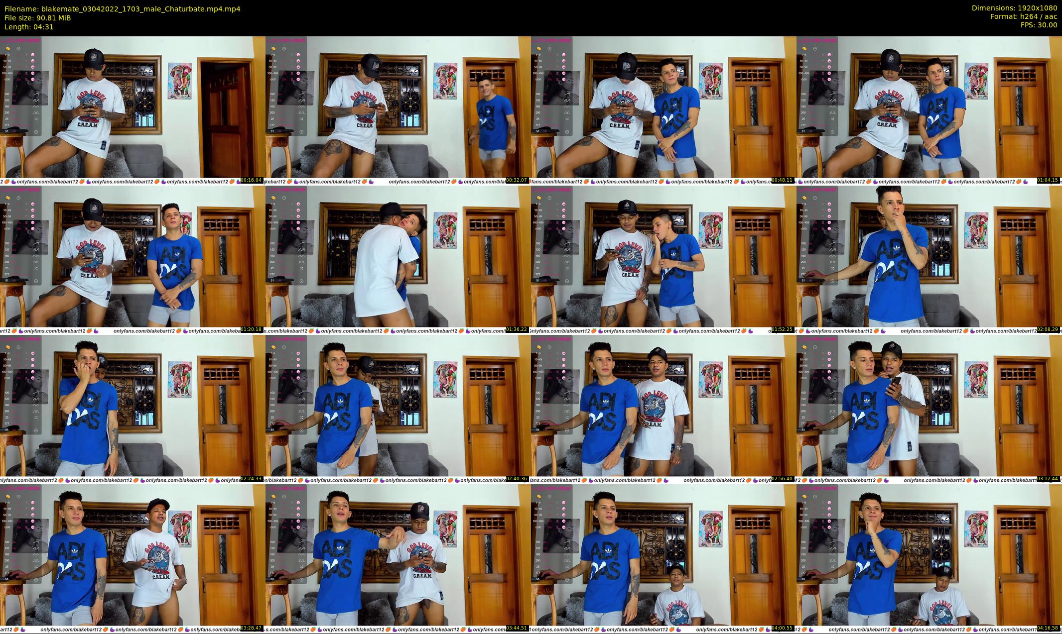 blakemate — 5 minute Chaturbate male cam show recording, 1080p, Apr 3, 2022