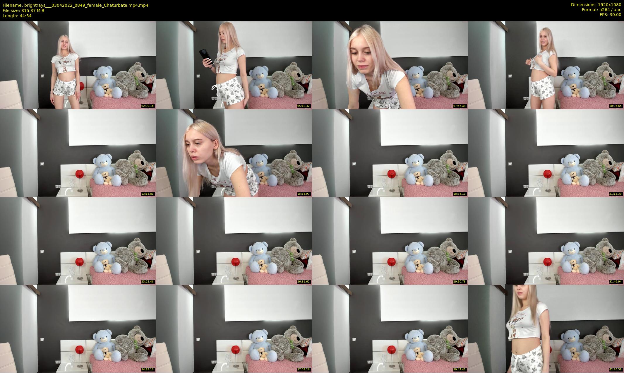 brightrays__ — 45 minute Chaturbate female cam show recording, 1080p, Apr 3, 2022