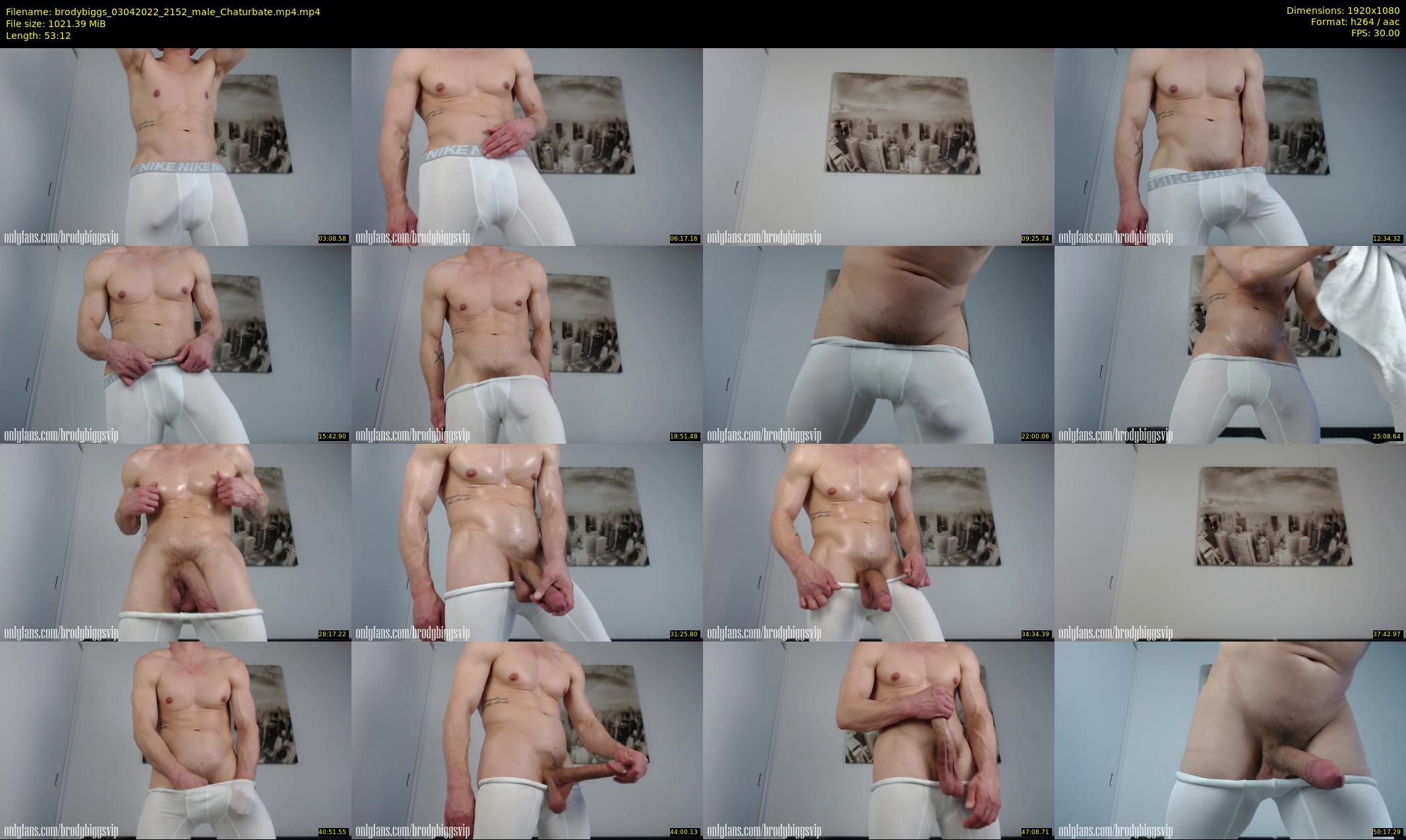 brodybiggs — 54 minute Chaturbate male cam show recording, 1080p, Apr 3, 2022