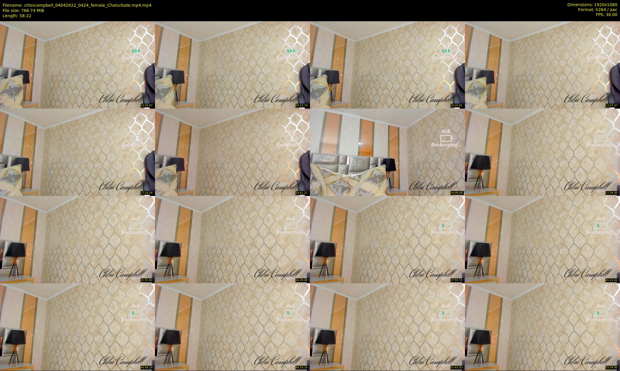 chloicampbell — 59 minute Chaturbate female cam show recording, 1080p, Apr 4, 2022