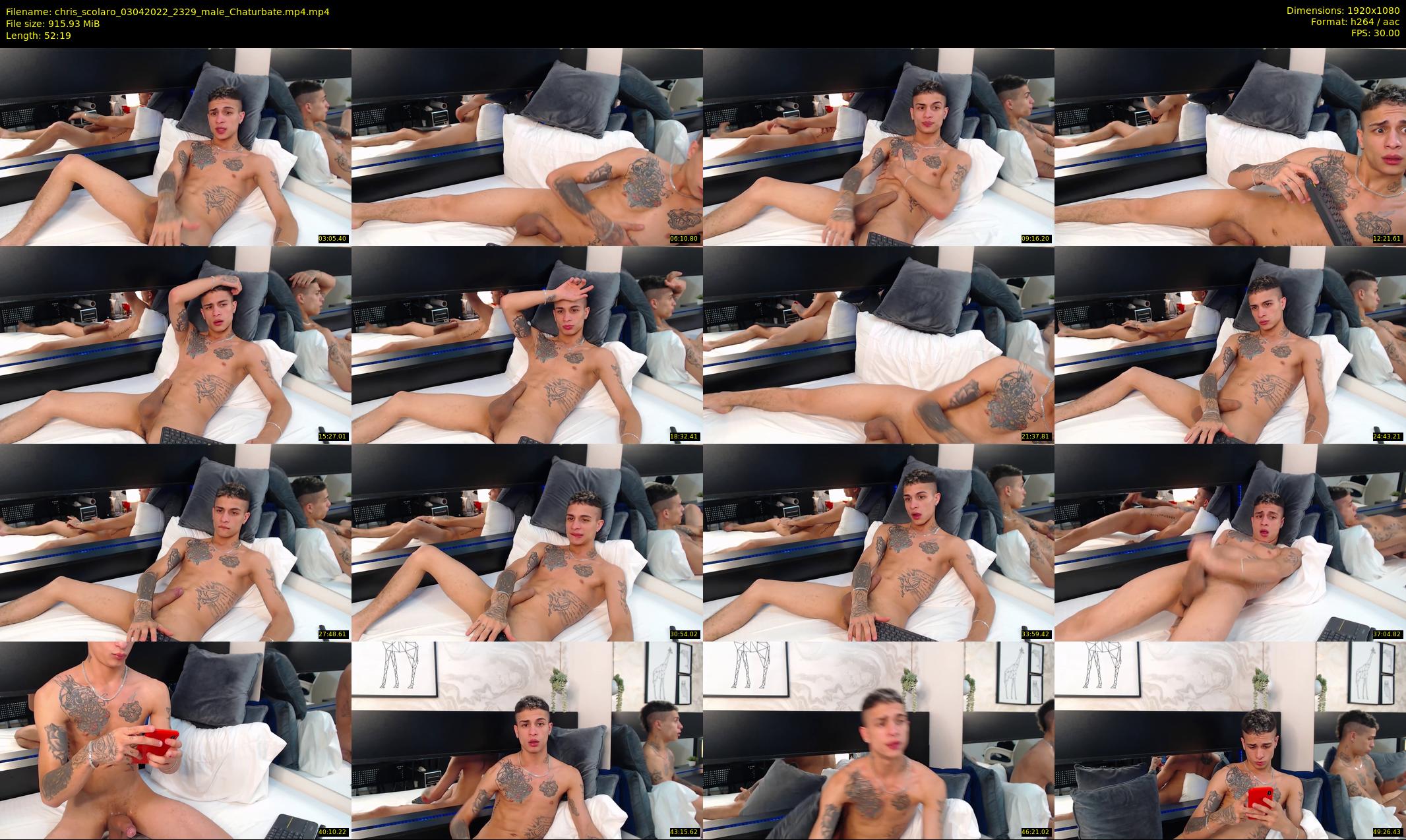 chris_scolaro — 53 minute Chaturbate male cam show recording, 1080p, Apr 3, 2022
