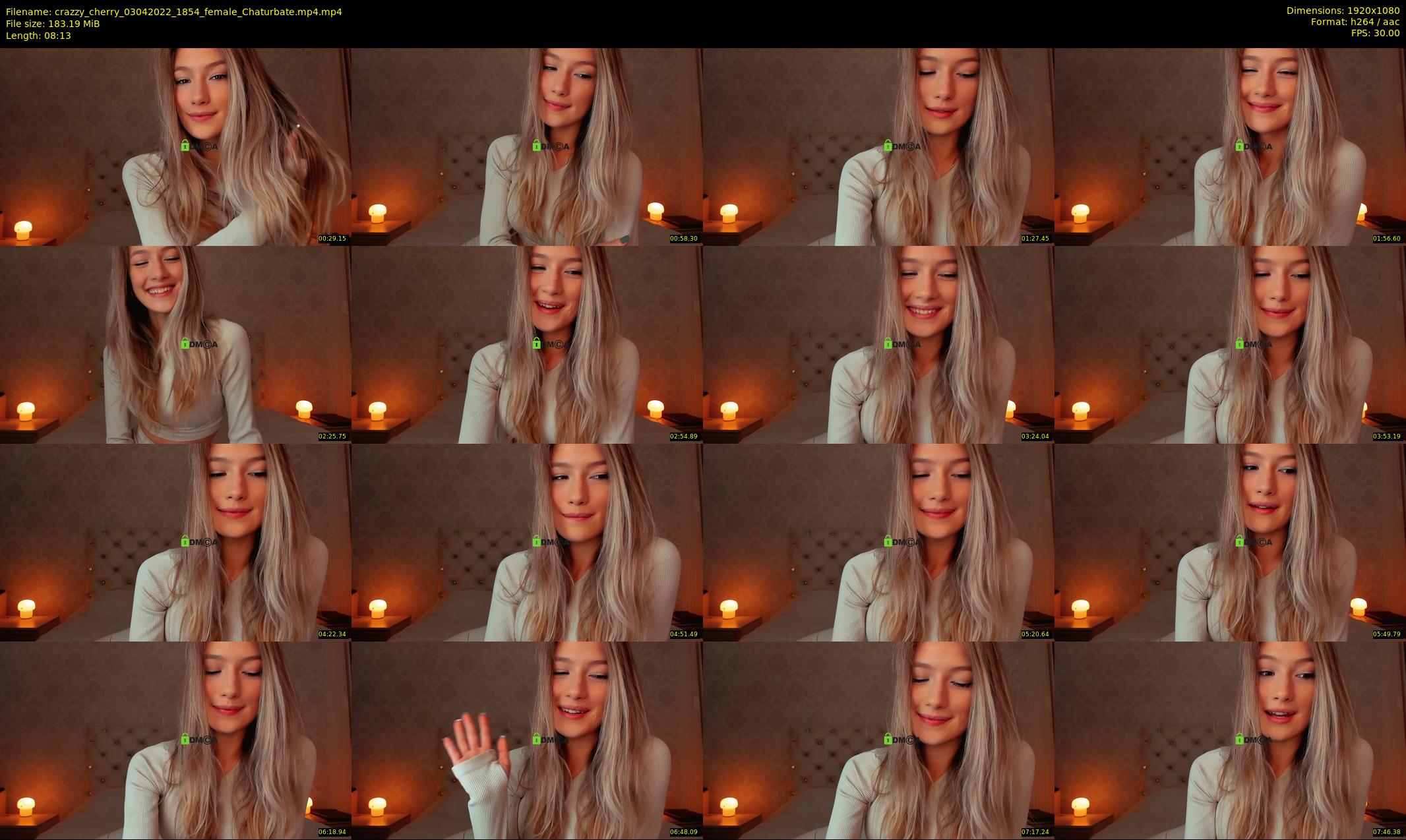 crazzy_cherry — 9 minute Chaturbate female cam show recording, 1080p, Apr 3, 2022