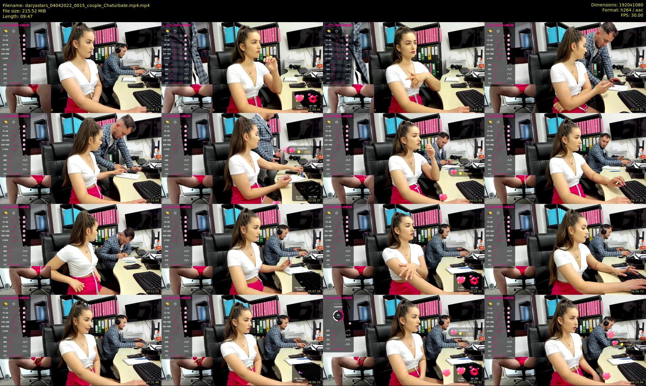 daryastars — 10 minute Chaturbate couple cam show recording, 1080p, Apr 4, 2022