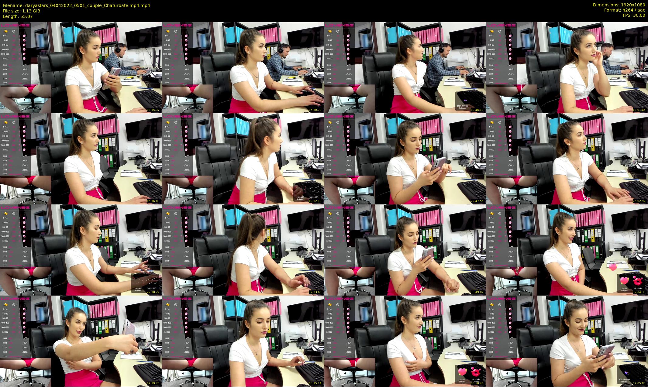 daryastars — 56 minute Chaturbate couple cam show recording, 1080p, Apr 4, 2022