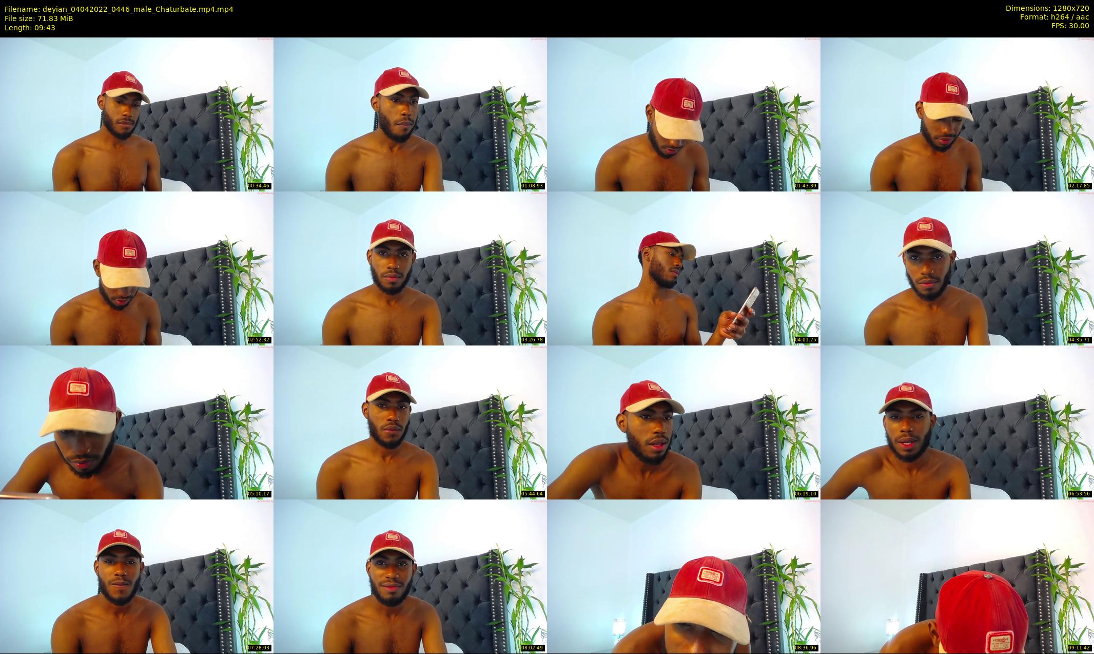 deyian — 10 minute Chaturbate male cam show recording, 720p, Apr 4, 2022
