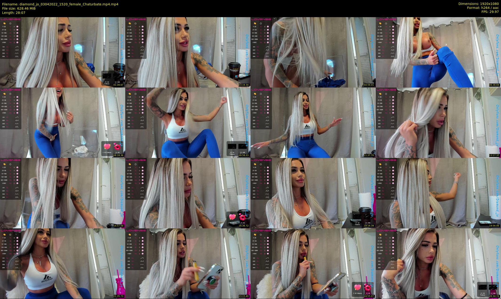diamond_jo — 29 minute Chaturbate female cam show recording, 1080p, Apr 3, 2022
