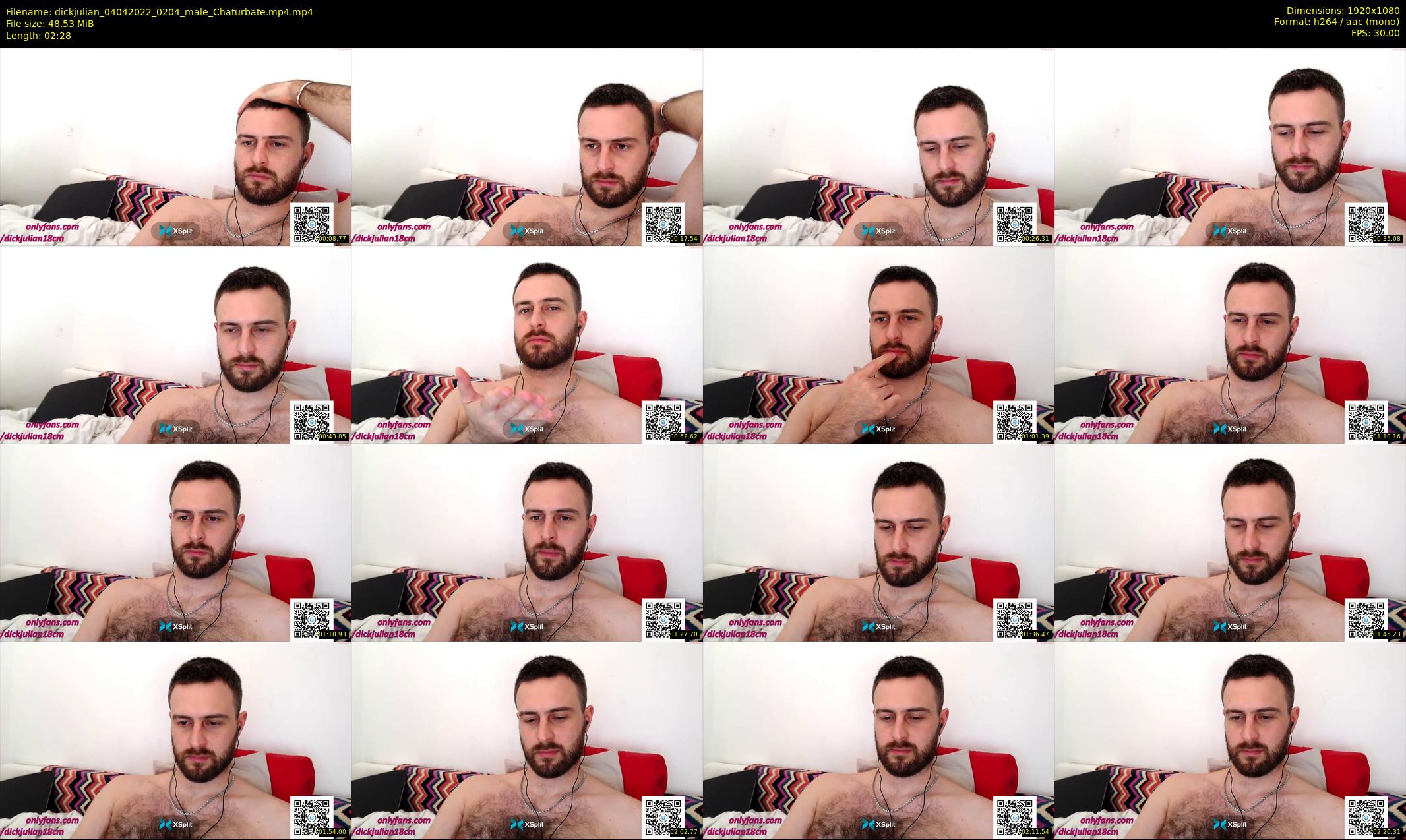 dickjulian — 3 minute Chaturbate male cam show recording, 1080p, Apr 4, 2022