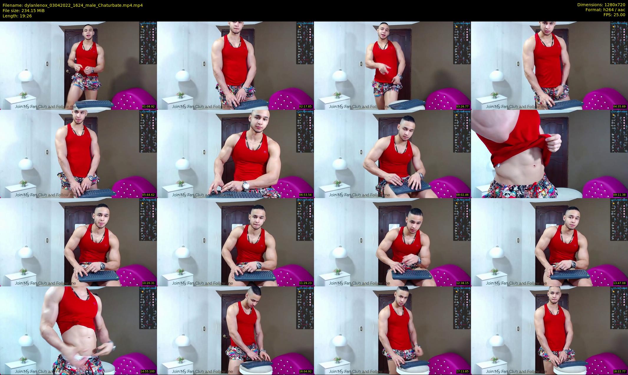 dylanlenox — 20 minute Chaturbate male cam show recording, 720p, Apr 3, 2022