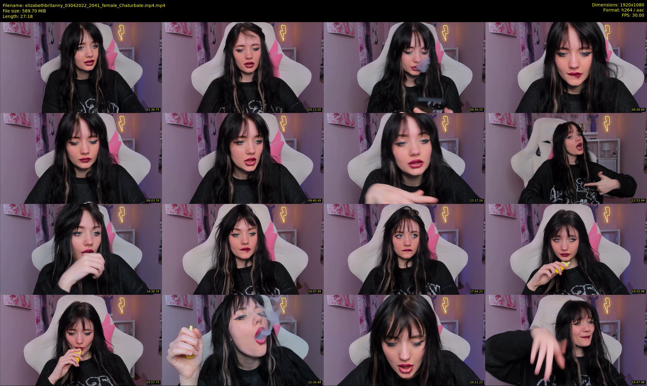elizabethbritanny — 28 minute Chaturbate female cam show recording, 1080p, Apr 3, 2022