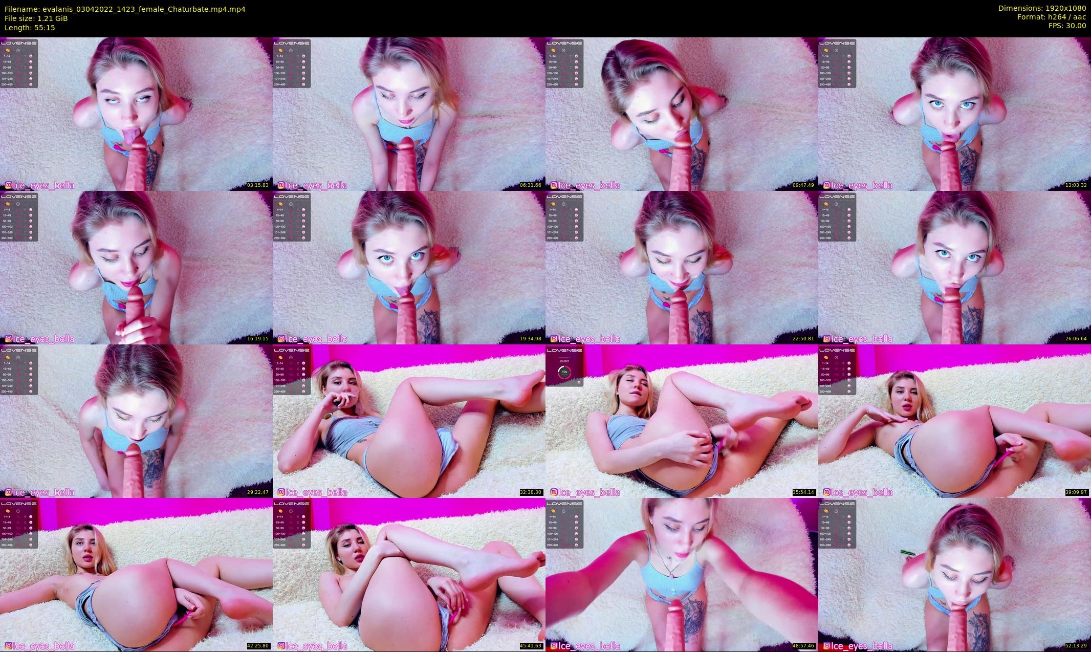 evalanis — 56 minute Chaturbate couple cam show recording, 1080p, Apr 3, 2022