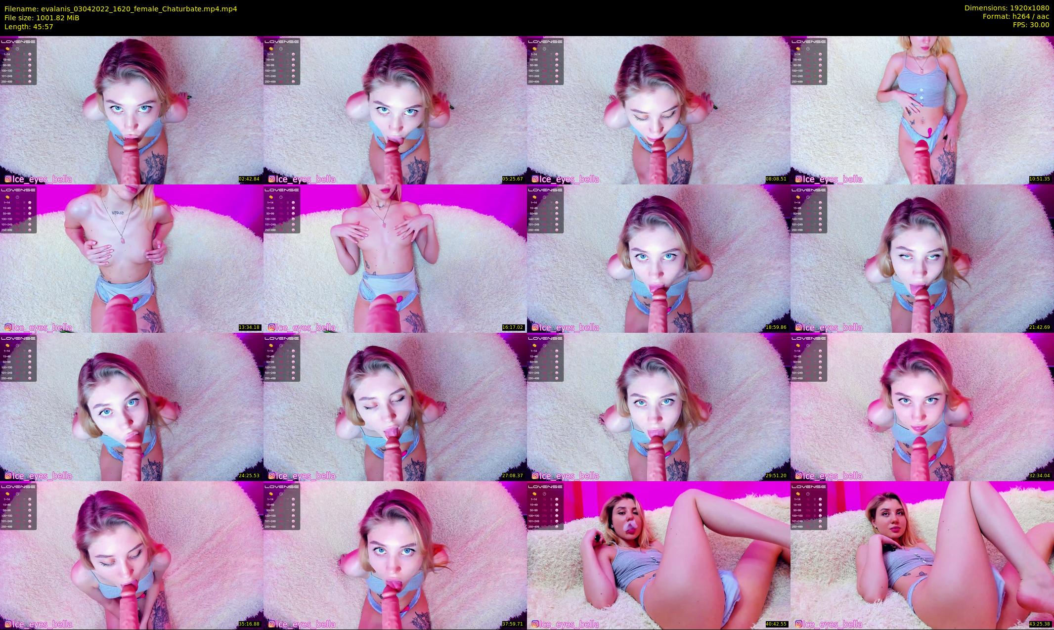 evalanis — 46 minute Chaturbate couple cam show recording, 1080p, Apr 3, 2022