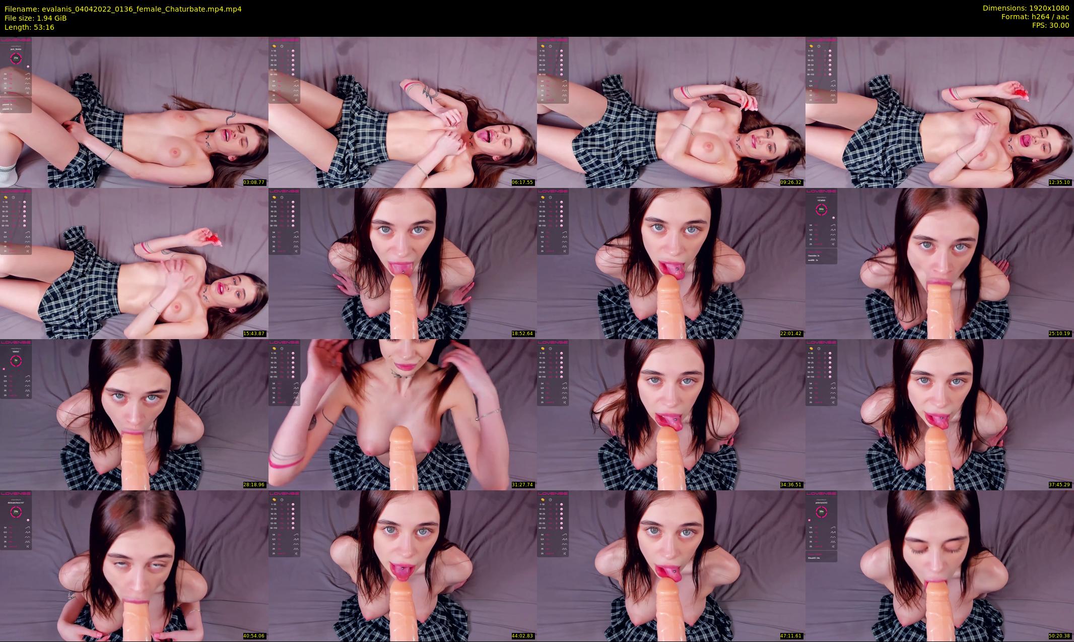 evalanis — 54 minute Chaturbate couple cam show recording, 1080p, Apr 4, 2022