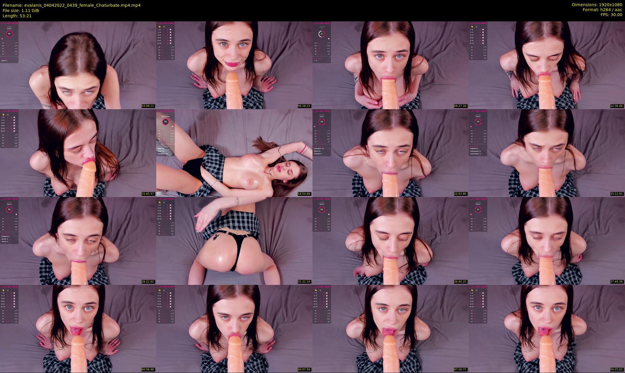 evalanis — 54 minute Chaturbate couple cam show recording, 1080p, Apr 4, 2022