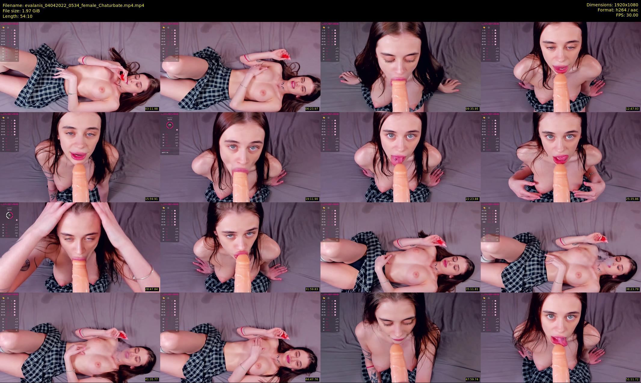 evalanis — 55 minute Chaturbate couple cam show recording, 1080p, Apr 4, 2022
