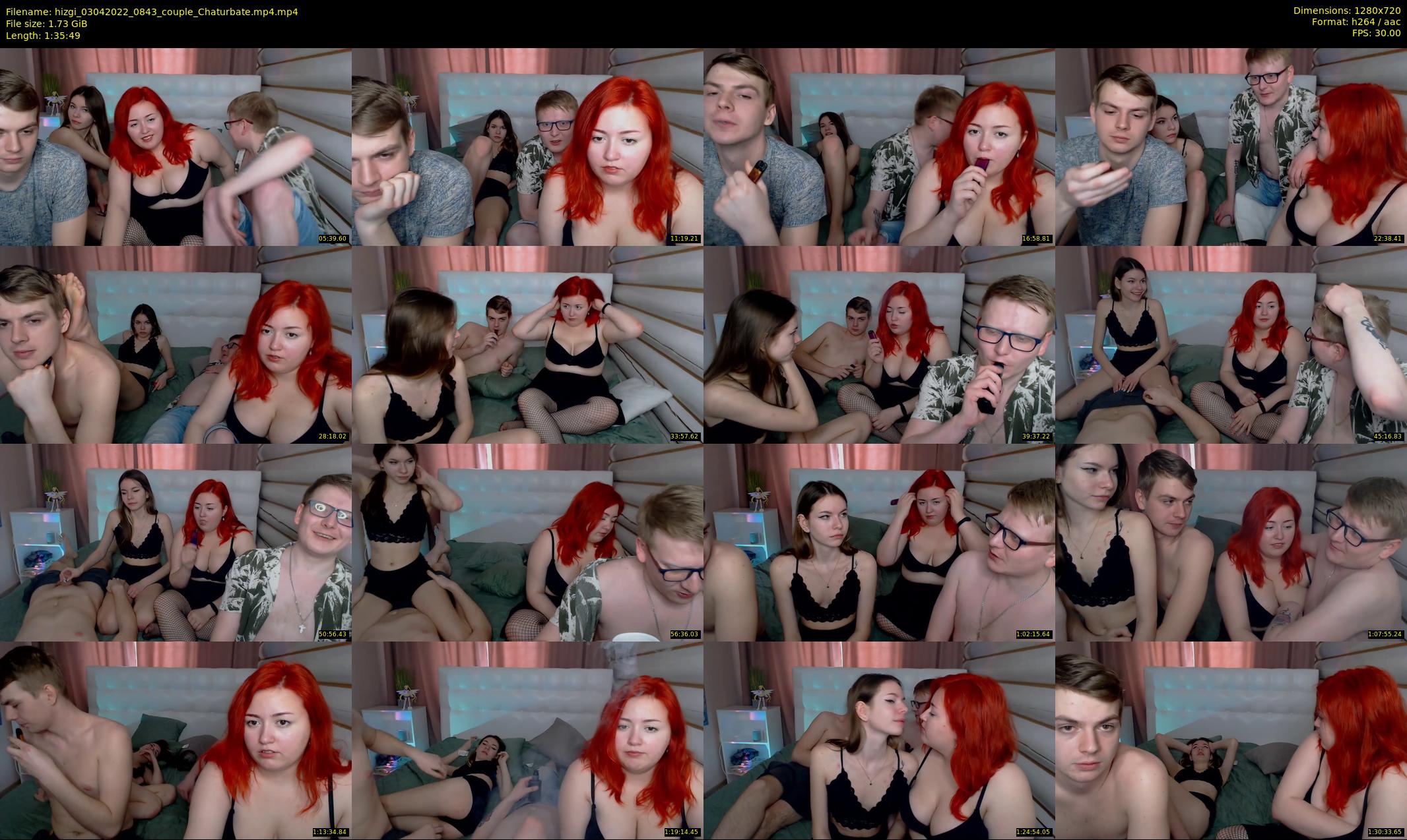 hizgi — 96 minute Chaturbate couple cam show recording, 720p, Apr 3, 2022