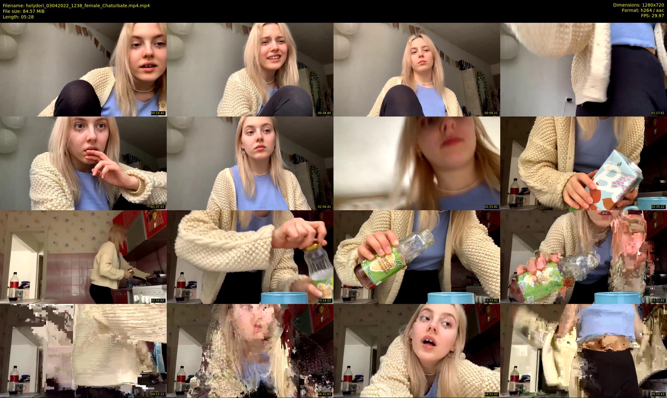 holydori — 6 minute Chaturbate female cam show recording, 720p, Apr 3, 2022