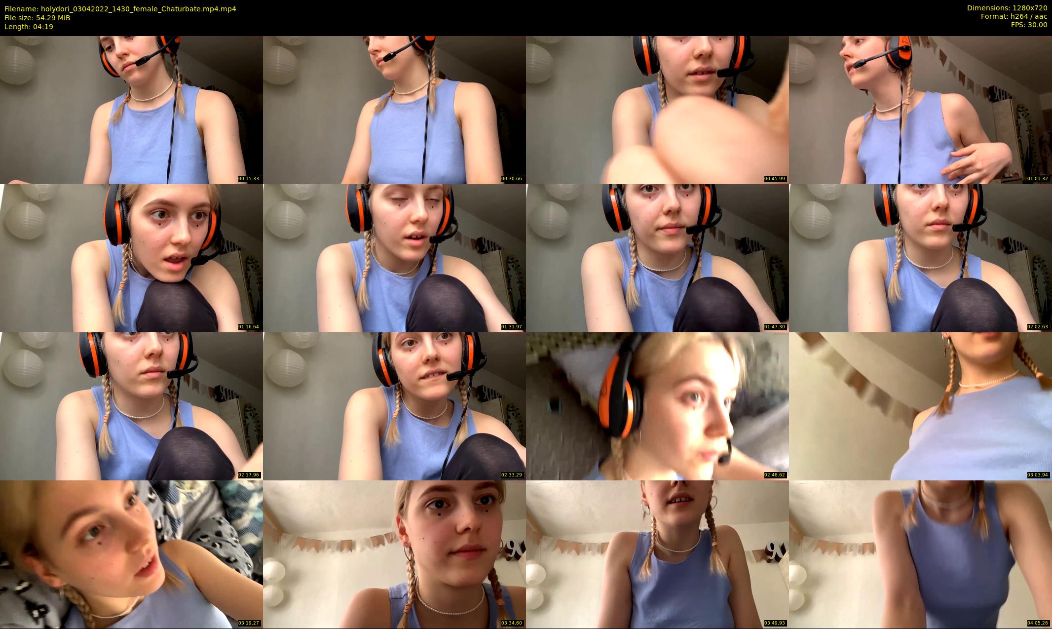 holydori — 5 minute Chaturbate female cam show recording, 720p, Apr 3, 2022