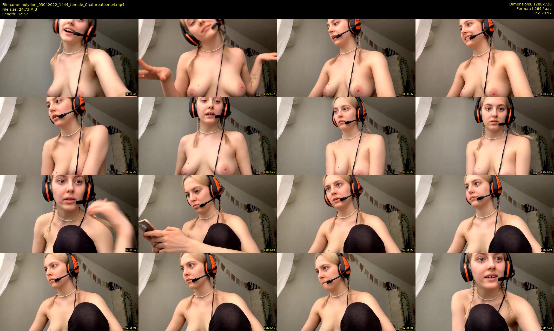 holydori — 3 minute Chaturbate female cam show recording, 720p, Apr 3, 2022