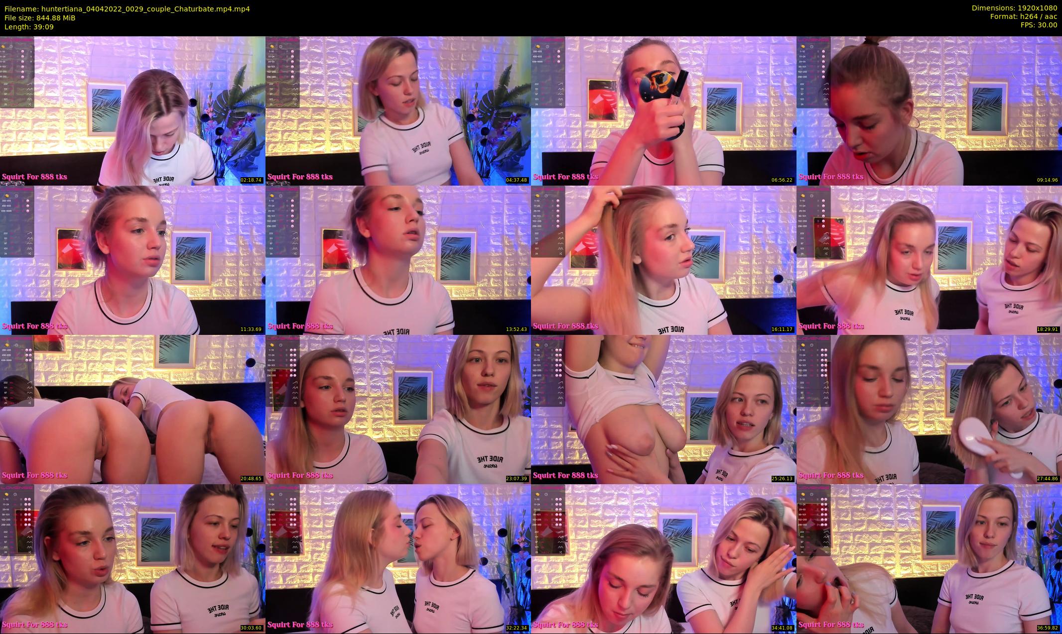 huntertiana — 40 minute Chaturbate female cam show recording, 1080p, Apr 4, 2022