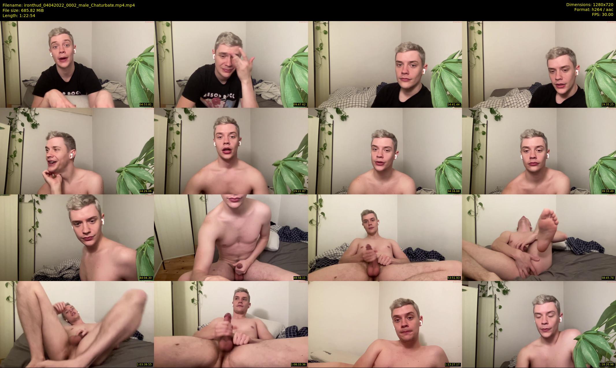 ironthud — 83 minute Chaturbate male cam show recording, 720p, Apr 4, 2022