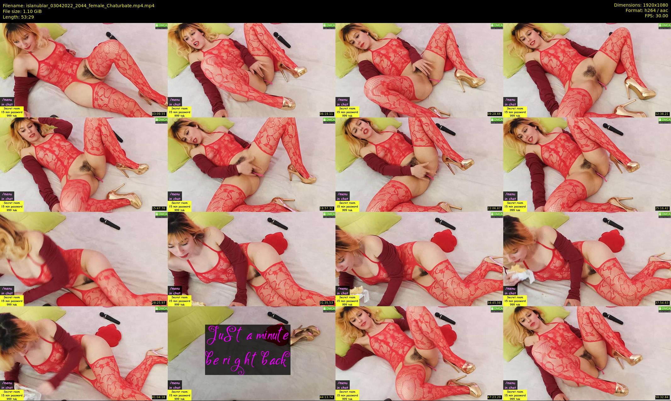 islanublar — 54 minute Chaturbate female cam show recording, 1080p, Apr 3, 2022