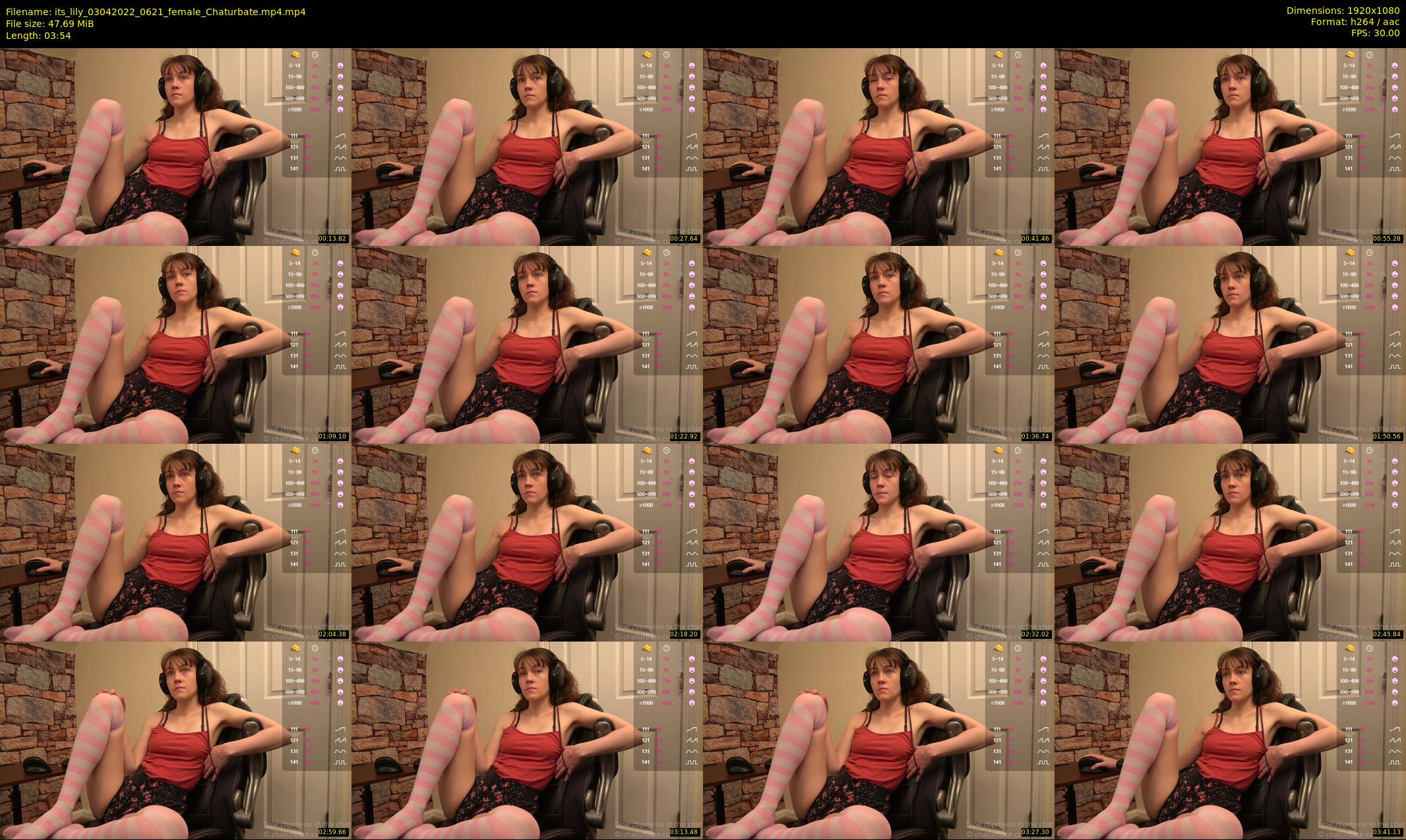 its_lily — 4 minute Chaturbate female cam show recording, 1080p, Apr 3, 2022