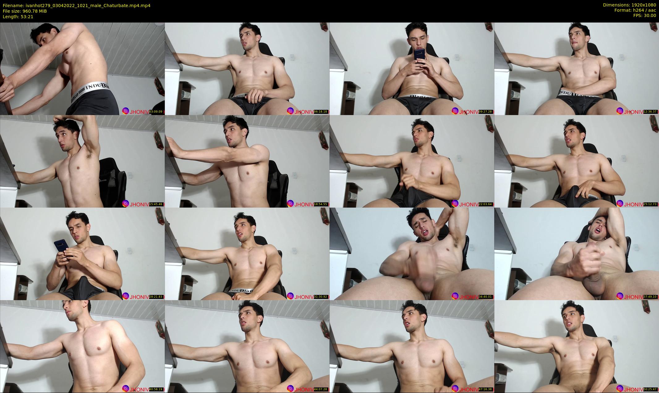 ivanhot279 — 54 minute Chaturbate male cam show recording, 1080p, Apr 3, 2022