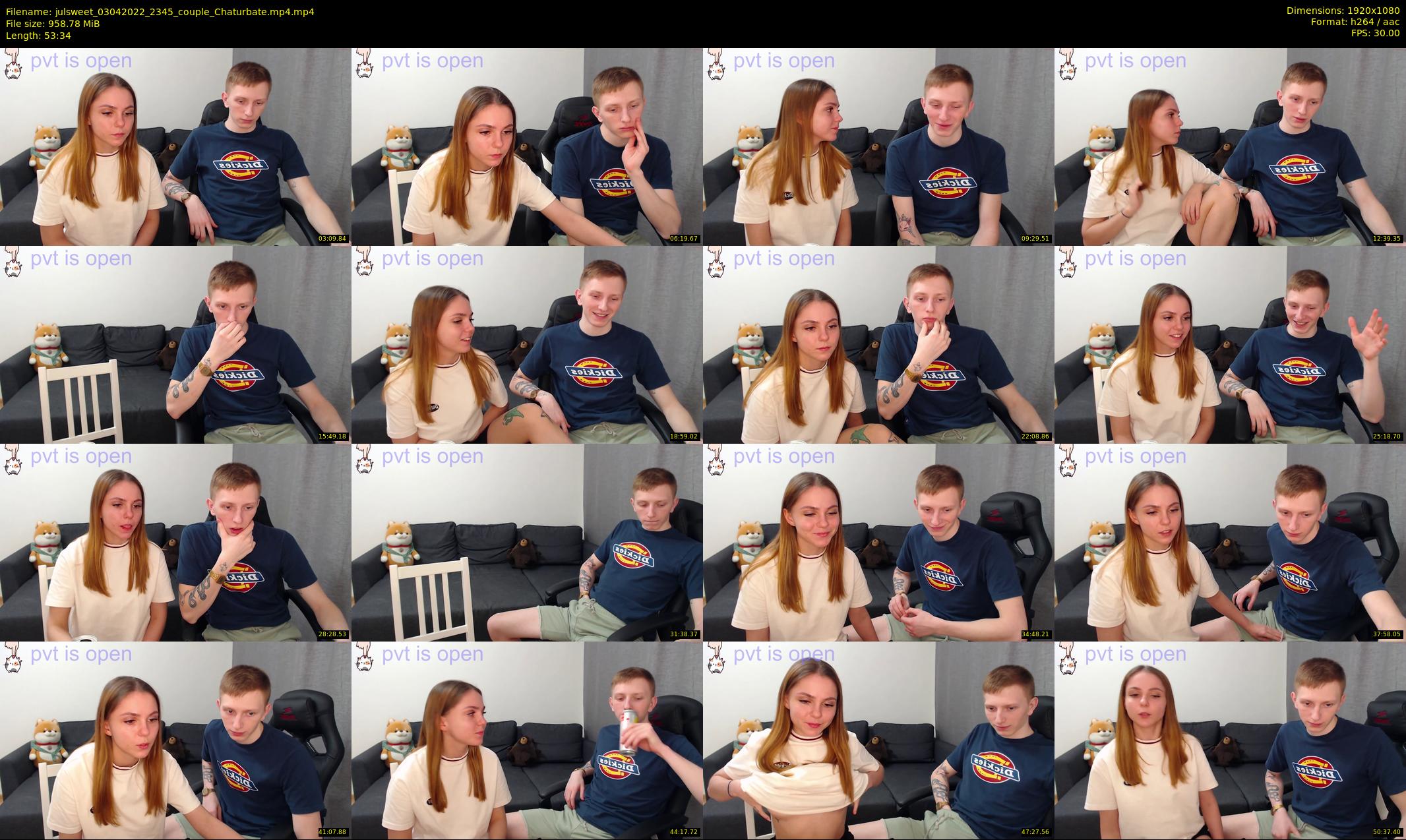 julsweet — 54 minute Chaturbate male cam show recording, 1080p, Apr 3, 2022