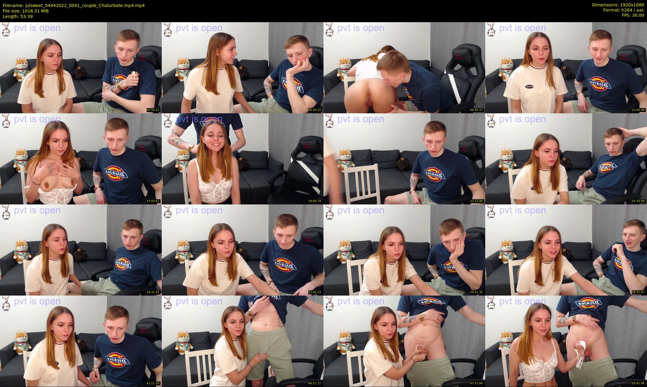 julsweet — 54 minute Chaturbate male cam show recording, 1080p, Apr 4, 2022