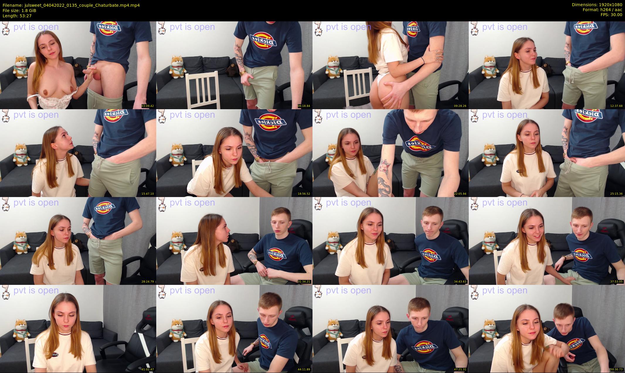 julsweet — 54 minute Chaturbate male cam show recording, 1080p, Apr 4, 2022