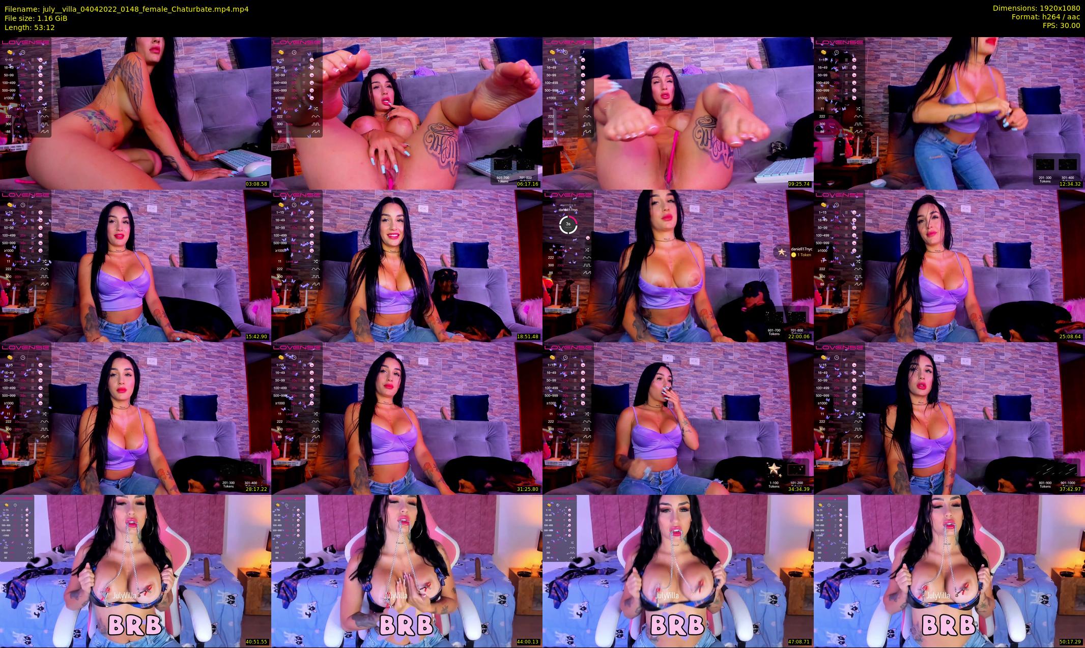 july__villa — 54 minute Chaturbate female cam show recording, 1080p, Apr 4, 2022