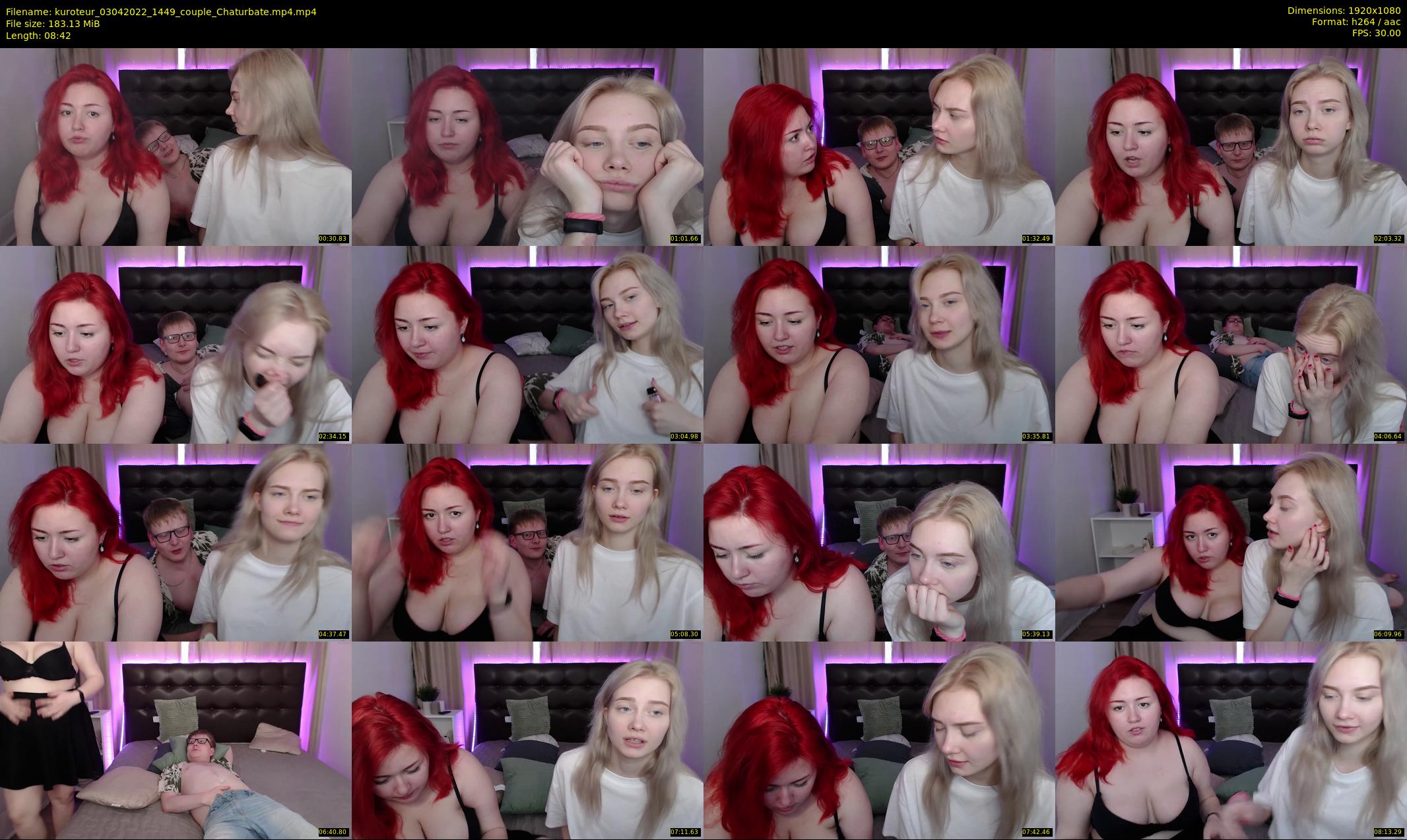 kuroteur — 9 minute Chaturbate couple cam show recording, 1080p, Apr 3, 2022