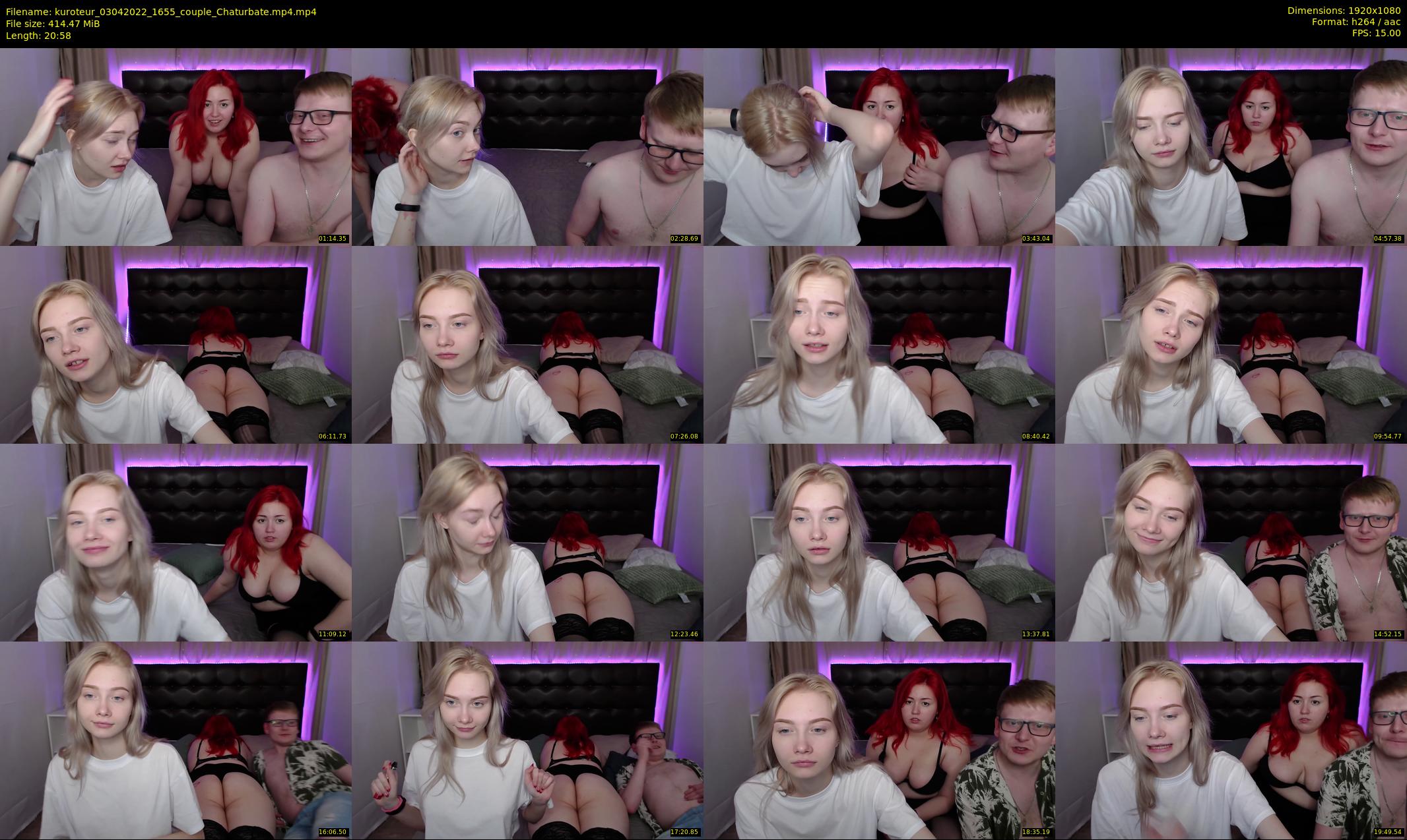 kuroteur — 21 minute Chaturbate couple cam show recording, 1080p, Apr 3, 2022
