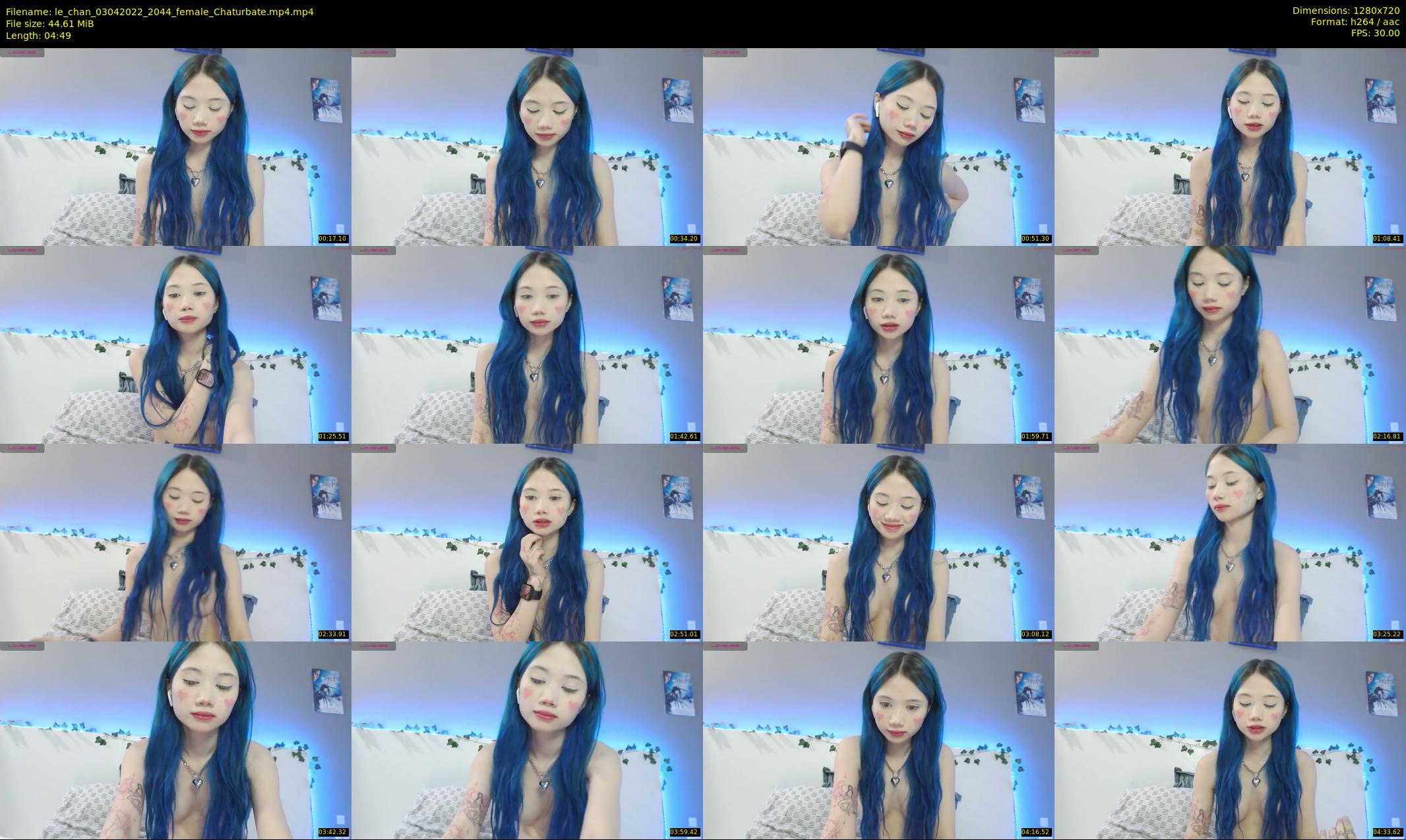 le_chan — 5 minute Chaturbate female cam show recording, 720p, Apr 3, 2022