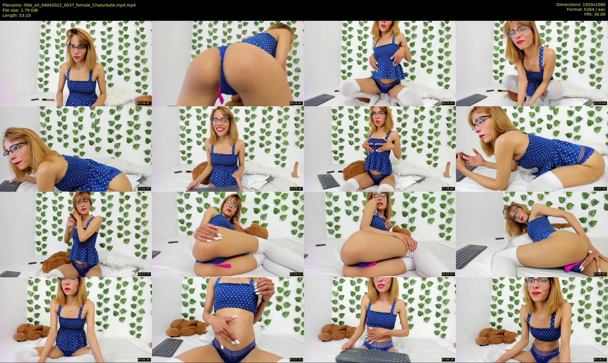 little_eli — 54 minute Chaturbate female cam show recording, 1080p, Apr 4, 2022